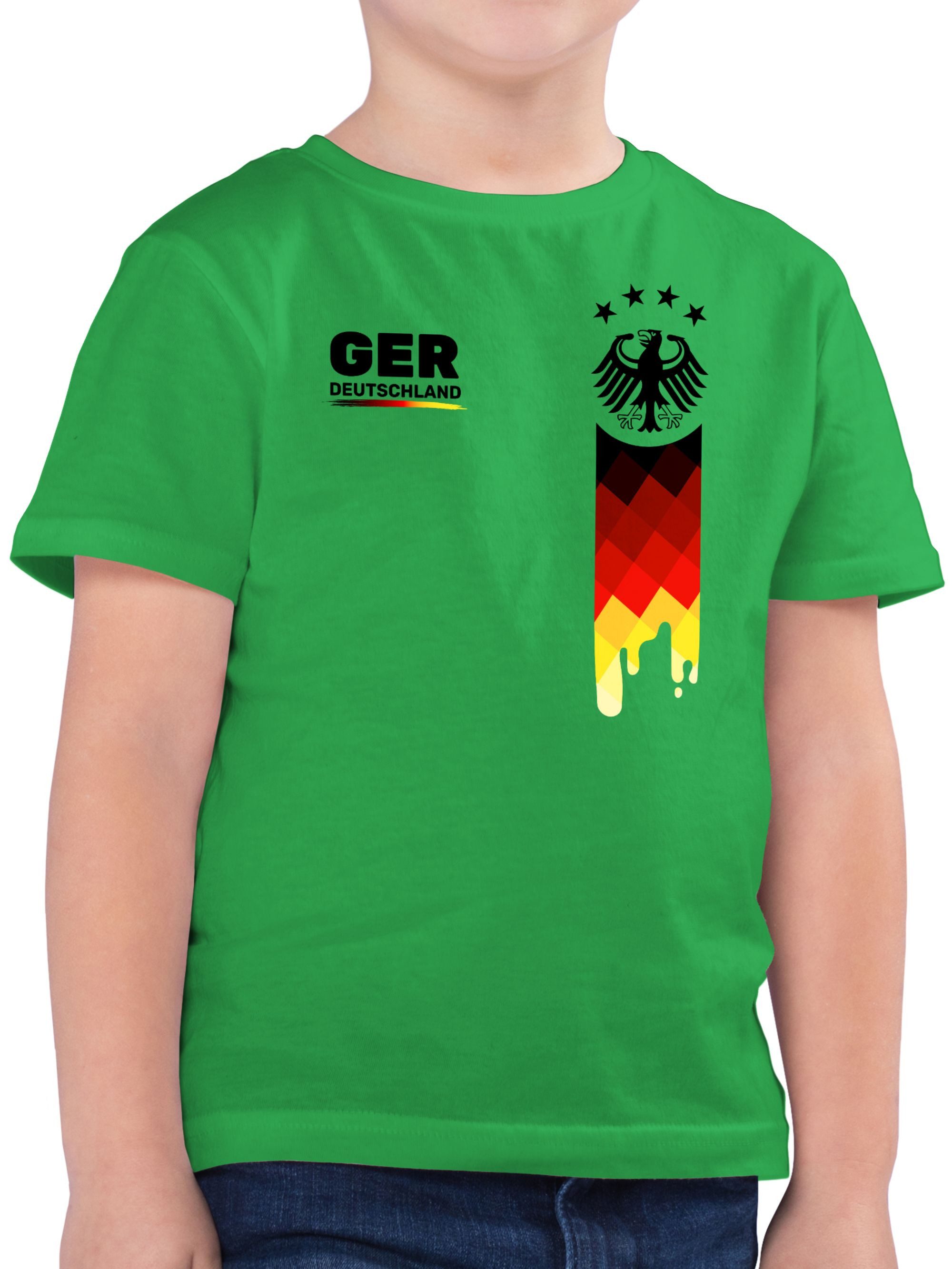 Shirtracer T-Shirt Deutschland Trikot, GER Fanartikel mit Deutschland Flagge (1-tlg) 2026 Fussball WM Fanartikel
