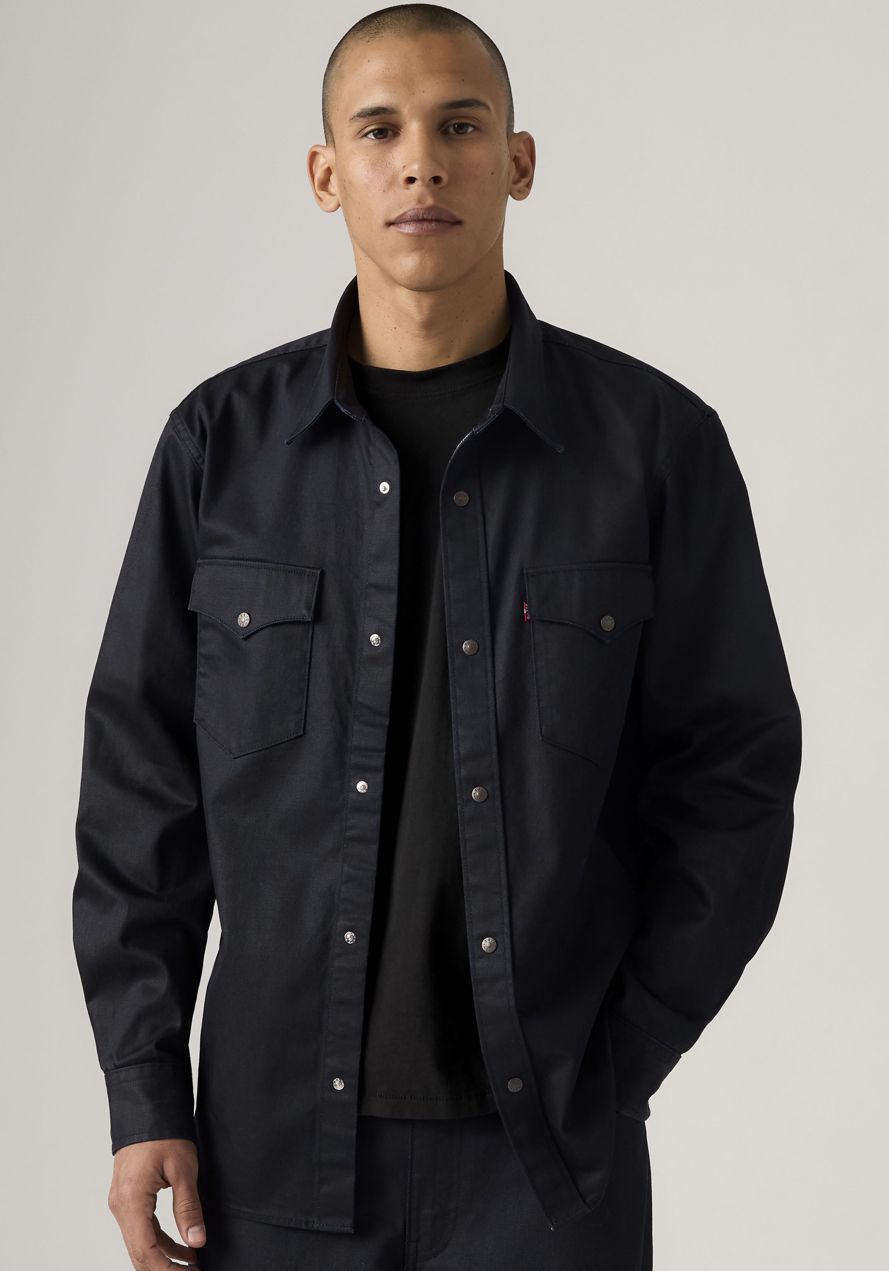 Levi's® Jeanshemd RELAXED FIT WESTERN im Western-Stil