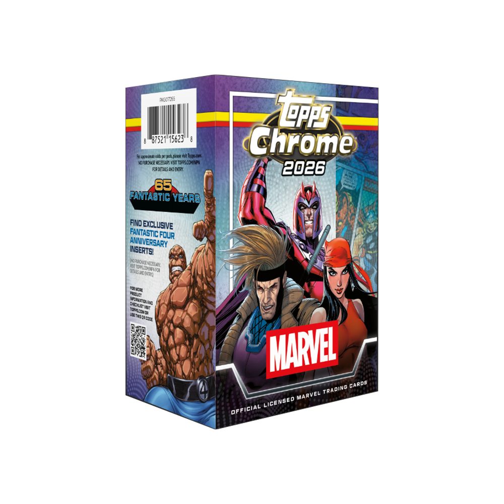 Topps Sammelkarte 2026 Topps Chrome Marvel Comics Chrome Value Box Englisch