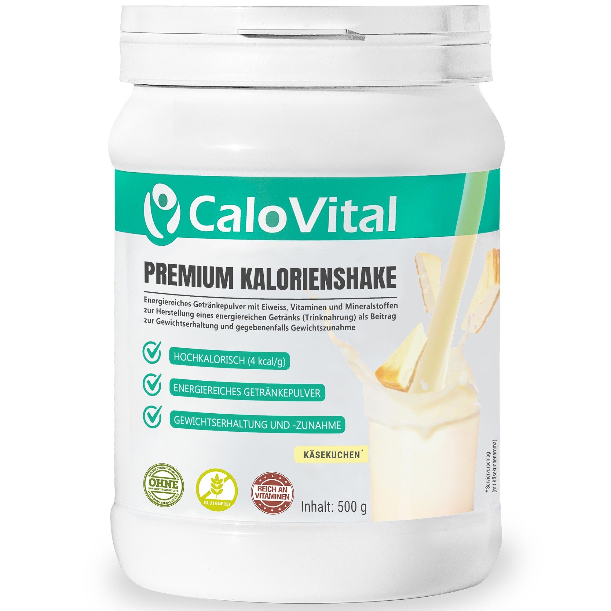 CaloVital Zunehmen hochkalorische Trinknahrung Gewichtszunahme CaloVital 500g Pulver, 1 St.