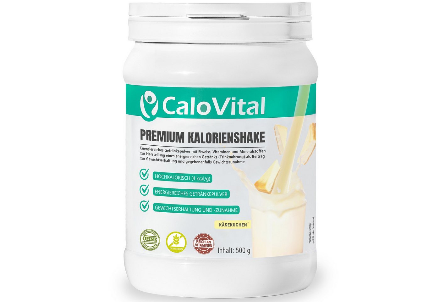 CaloVital Zunehmen hochkalorische Trinknahrung Gewichtszunahme CaloVital 500g Pulver, 1 St.