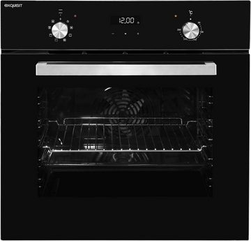 exquisit Einbaubackofen EBE 657-2H sw