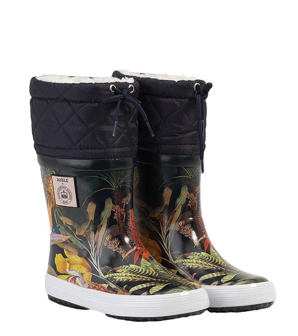 Aigle Aigle Giboulee Print warmer Winter Gummistiefel Kew garden 2 Gummistiefel