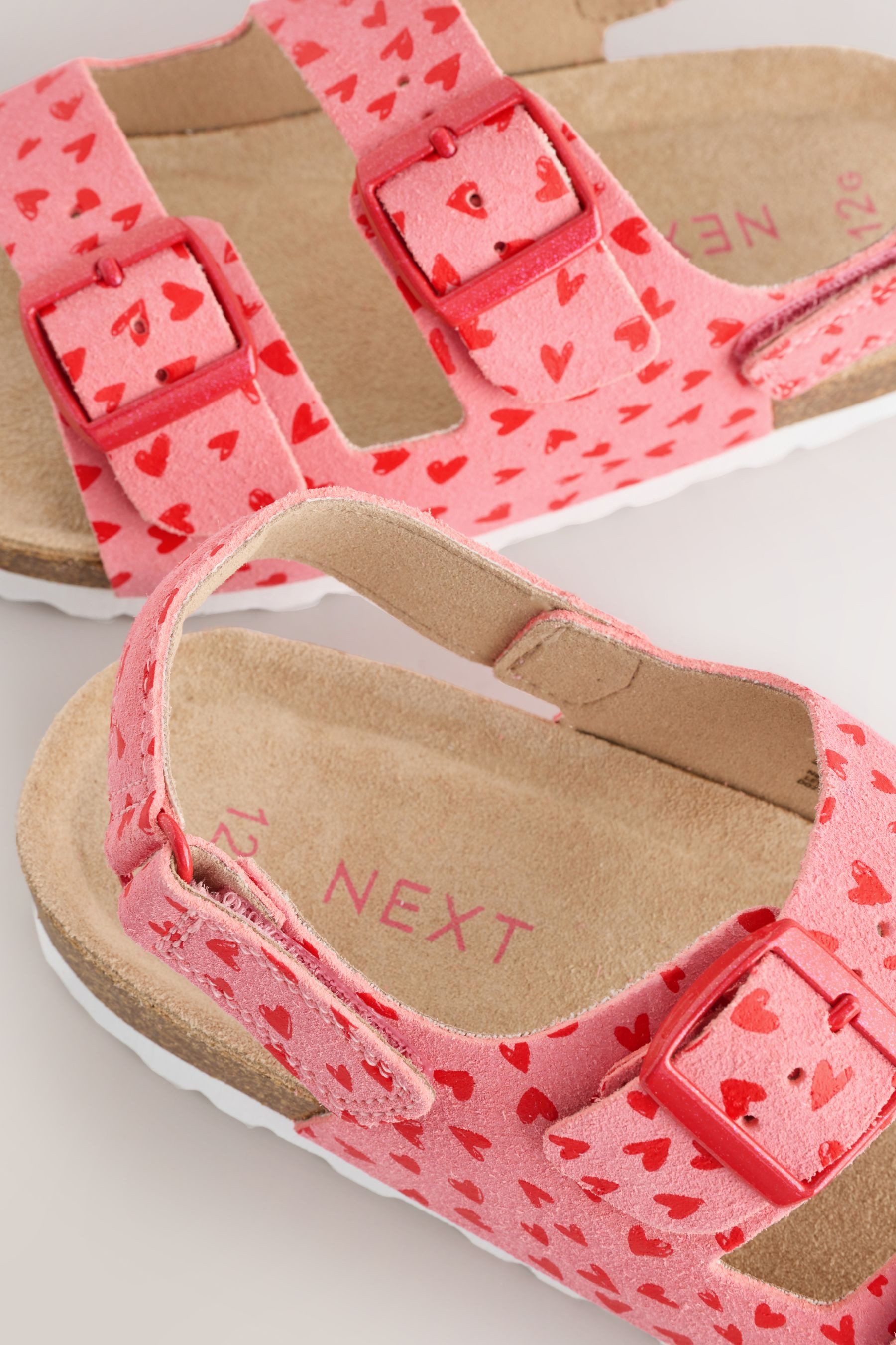 Next Wide Fit Sandale mit Korkfußbett günstig online kaufen