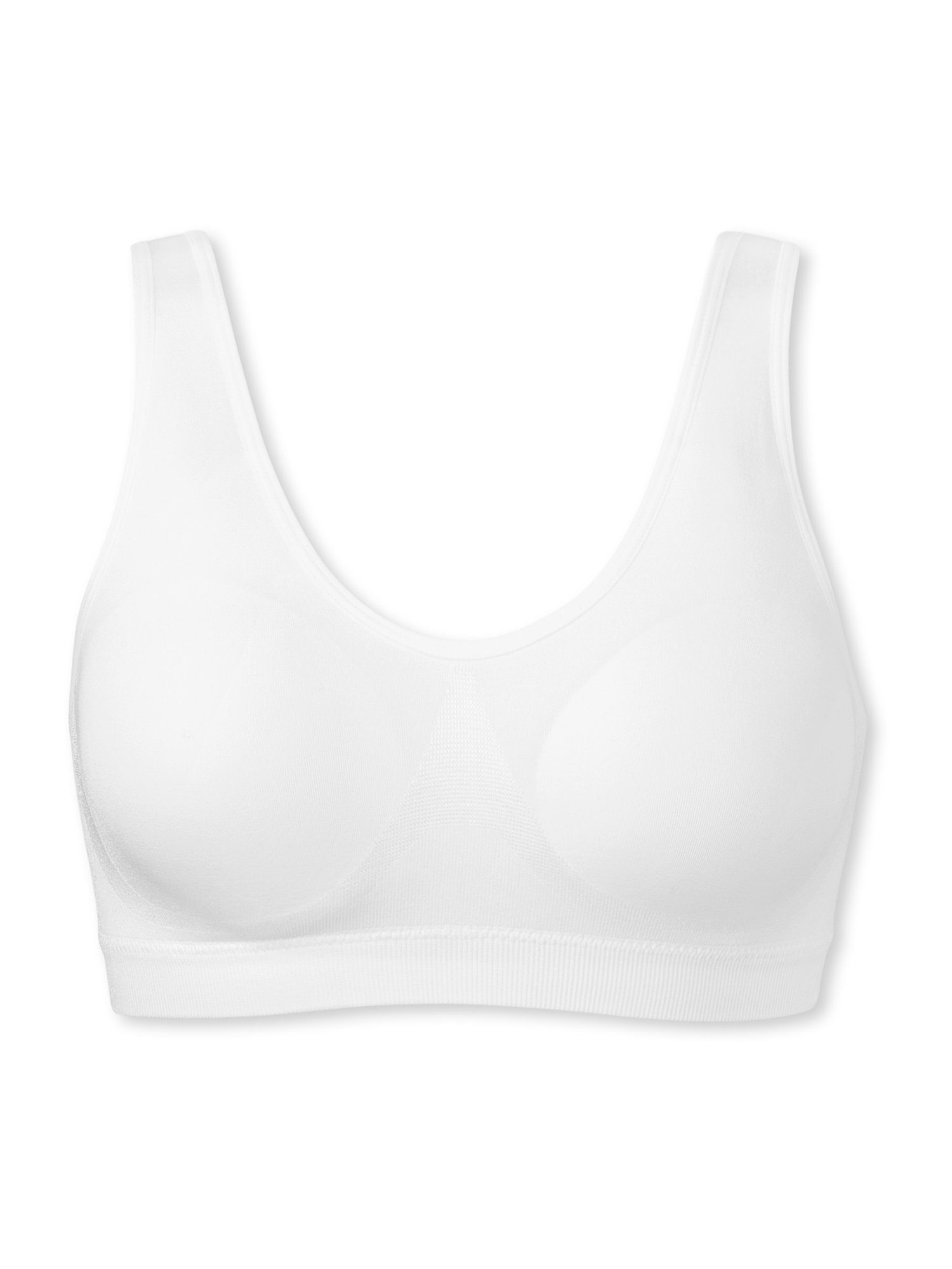 Schiesser Bustier Soft Light' 'Seamless weiss (1-tlg) Cups