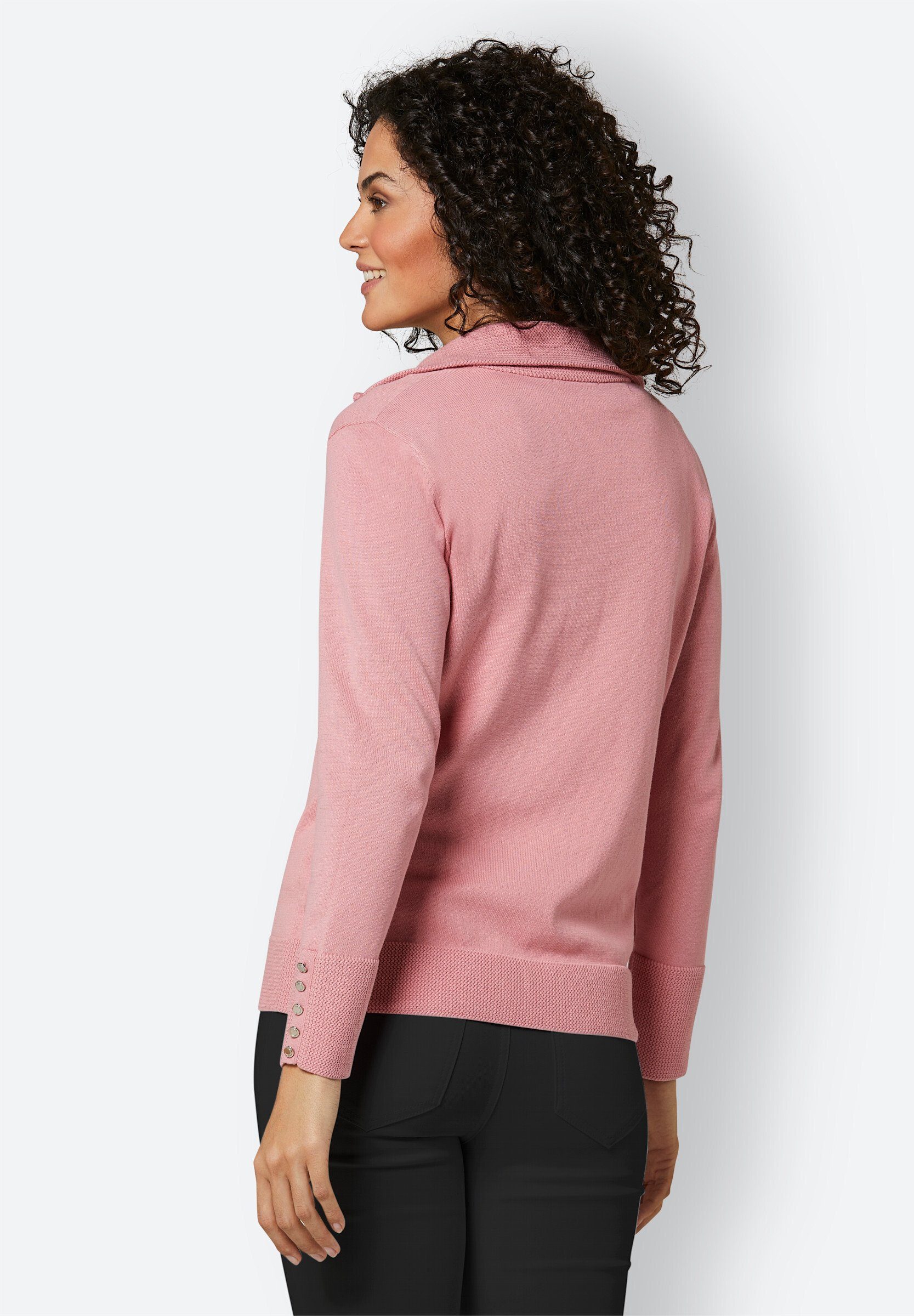 creation L Strickjacke Baumwoll-Strickjacke