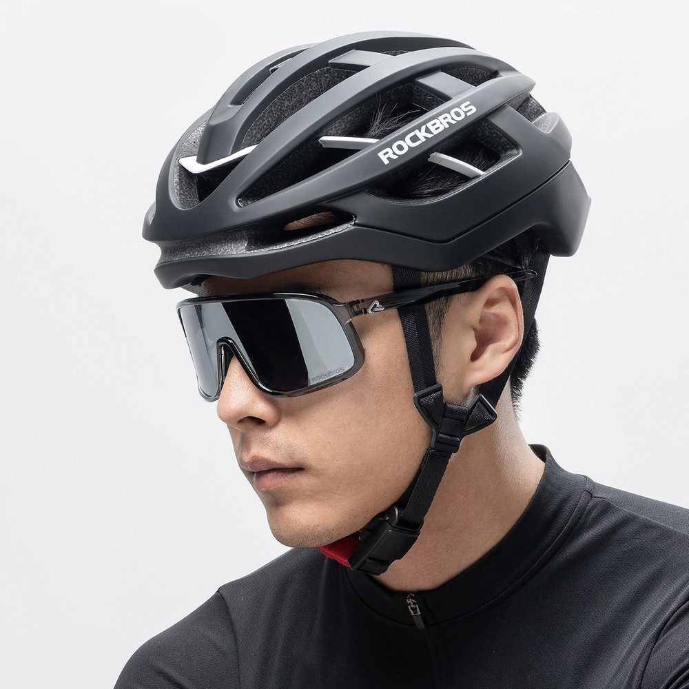 ROCKBROS Fahrradhelm Fahrradhelm Radhelm (Spar-Set, 1-tlg., 58-61 cm aerodynamisch), In-Mold, 18 Lüftungsöffnungen, aerodynamisch
