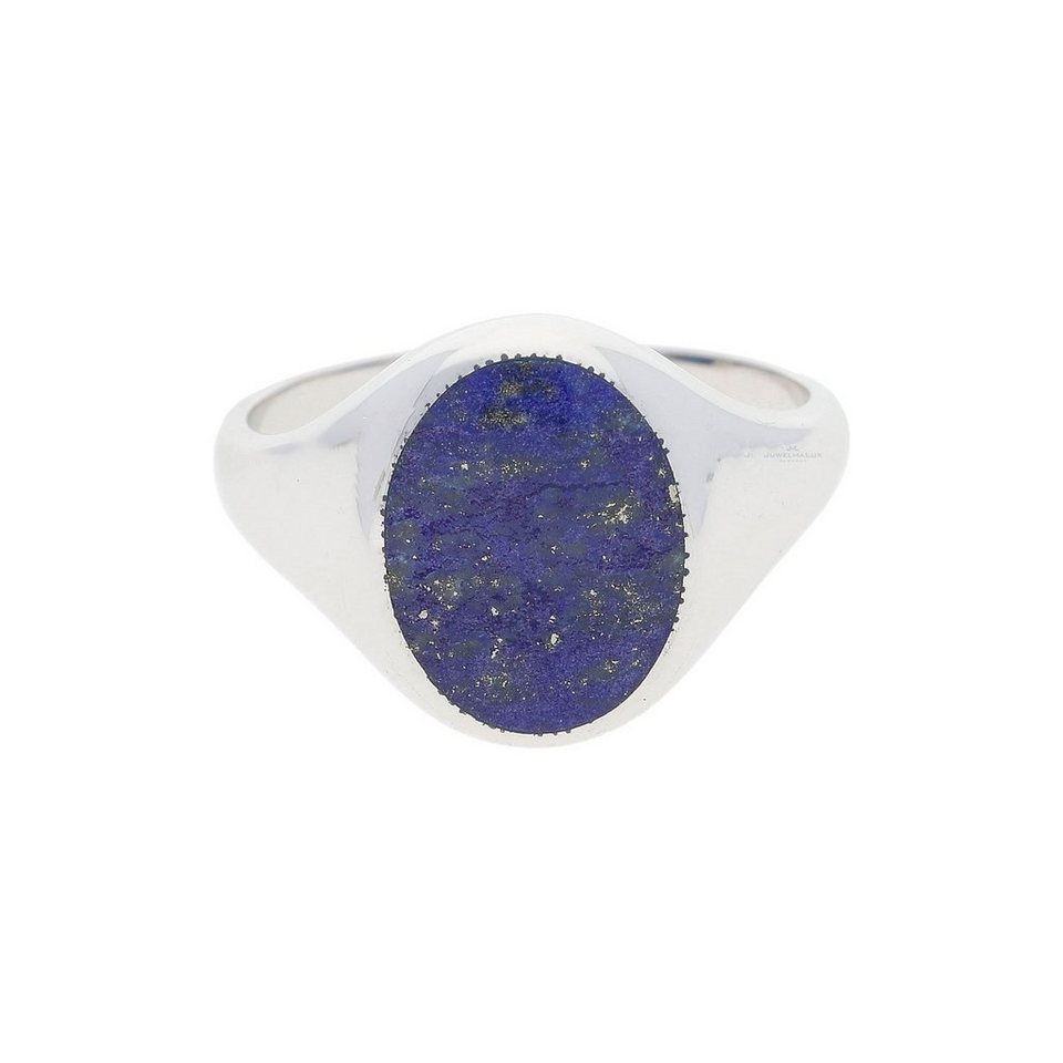 JuwelmaLux Fingerring JuwelmaLux Ring Lapislazuli 925/000 Sterling Silber  rhodiniert JL10-07 (kein Set, 1-tlg)