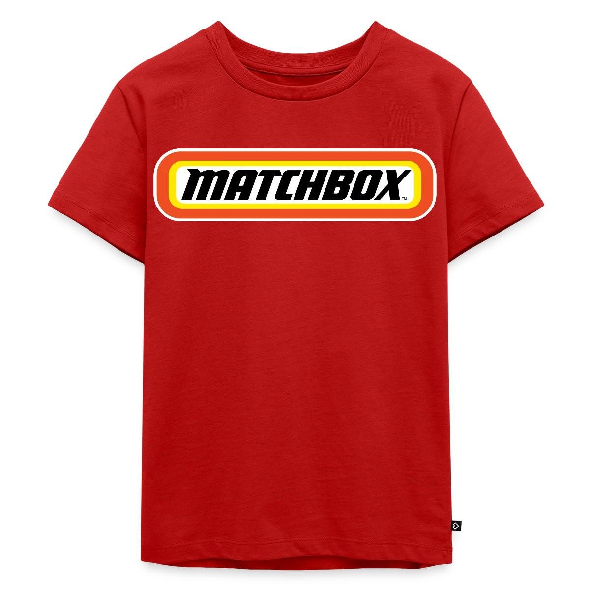 T-Shirt Matchbox™ Offizielles Logo Orange, Gelb & Schwarz Kinder Premium T-Shi