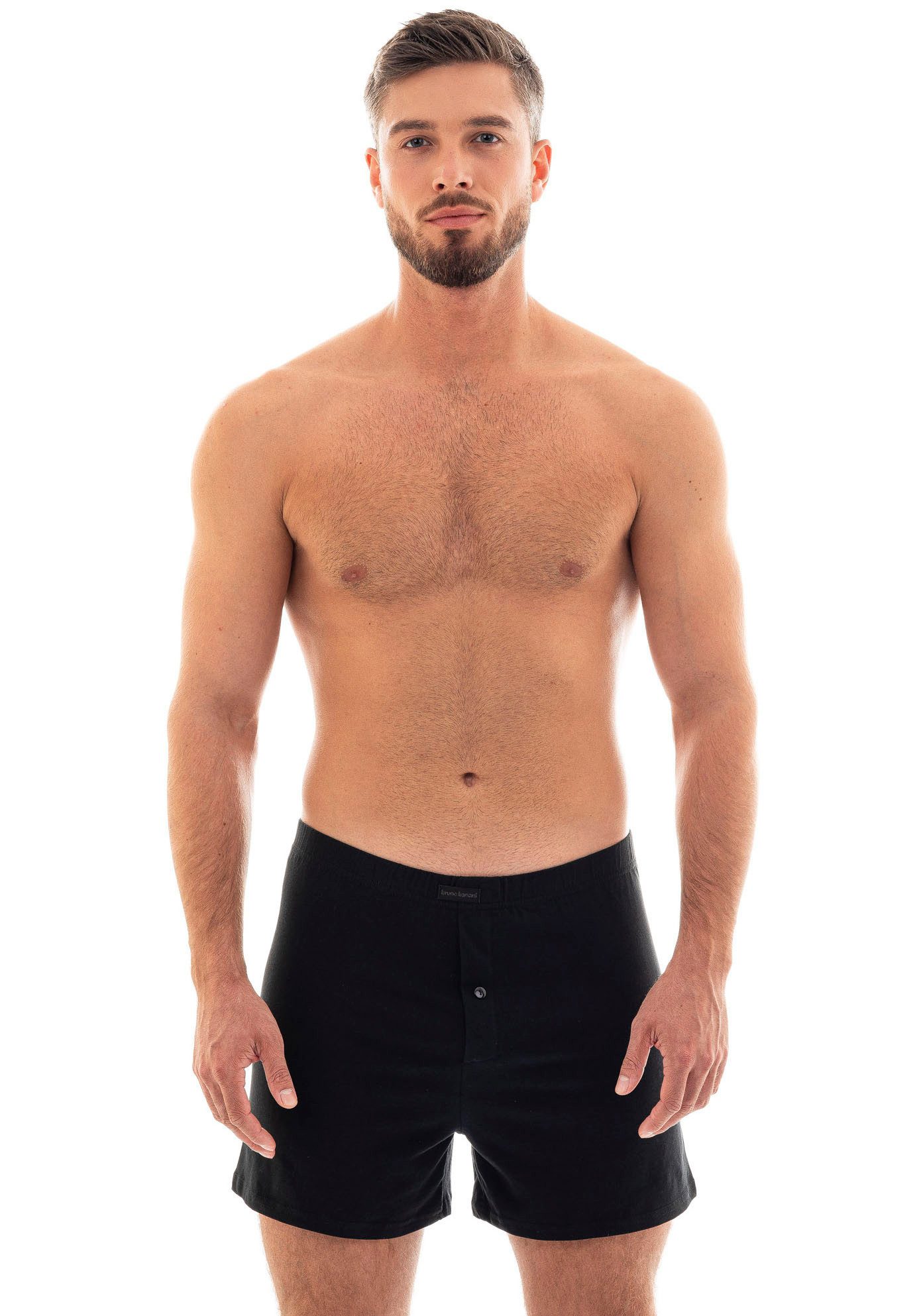 Bruno Banani Weiter Boxer Loose Fit (2er Pack) mit Knopfleiste günstig online kaufen