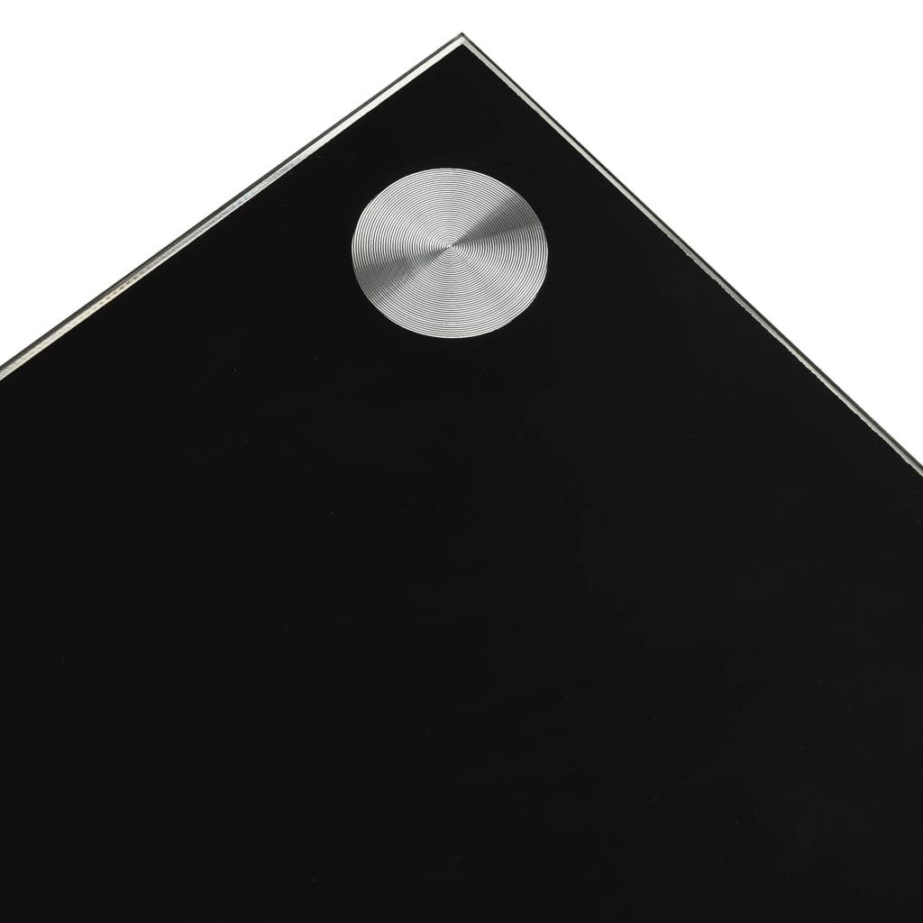 furnicato Couchtisch Schwarz 110x43x60 Hartglas cm