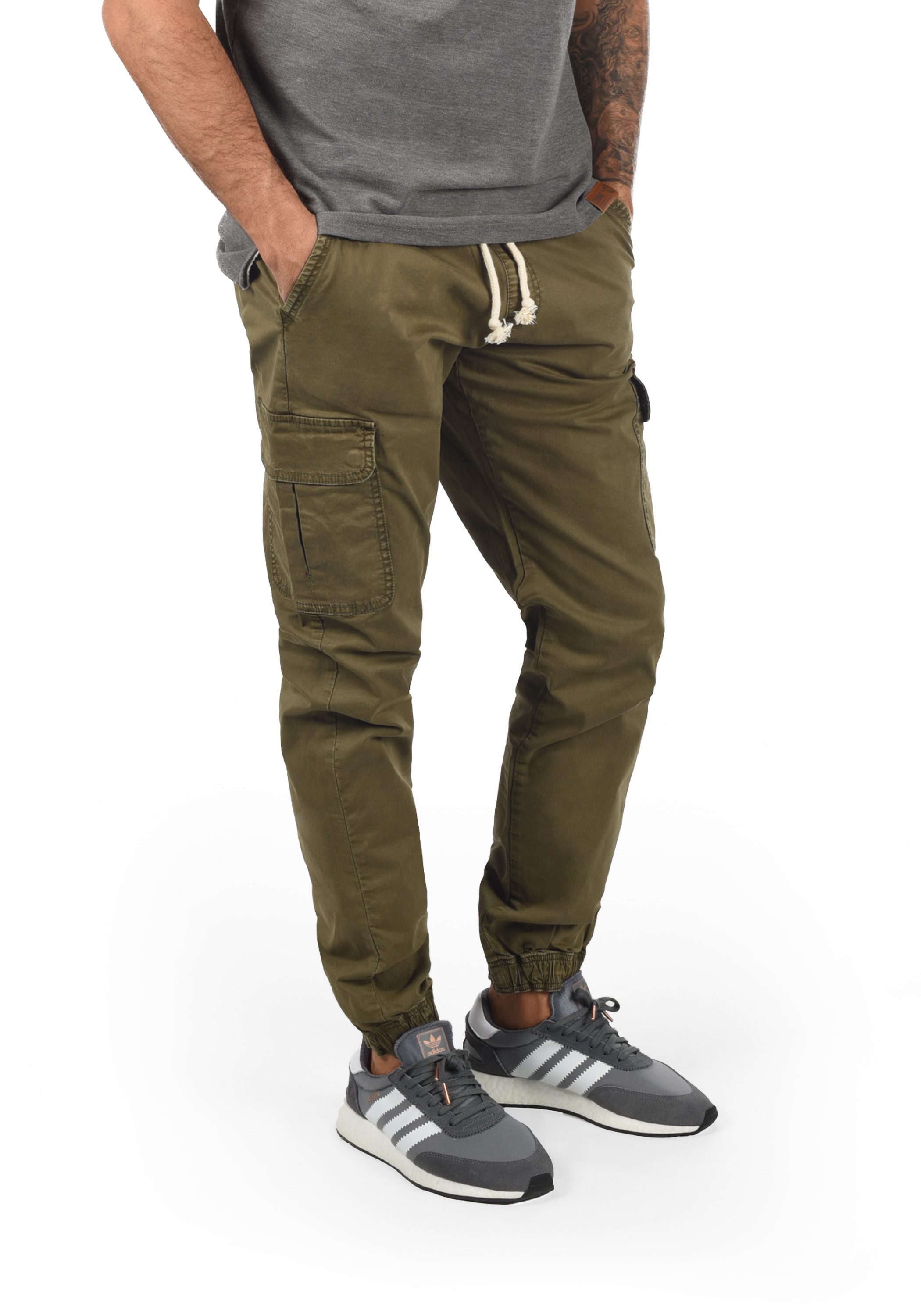 Indicode Cargohose IDAbbal Lange Hose mit Seitentaschen