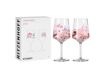 Ritzenhoff Gläser-Set Sommersonett Sprizz 2er Set F24 #17 #18, Kristallglas