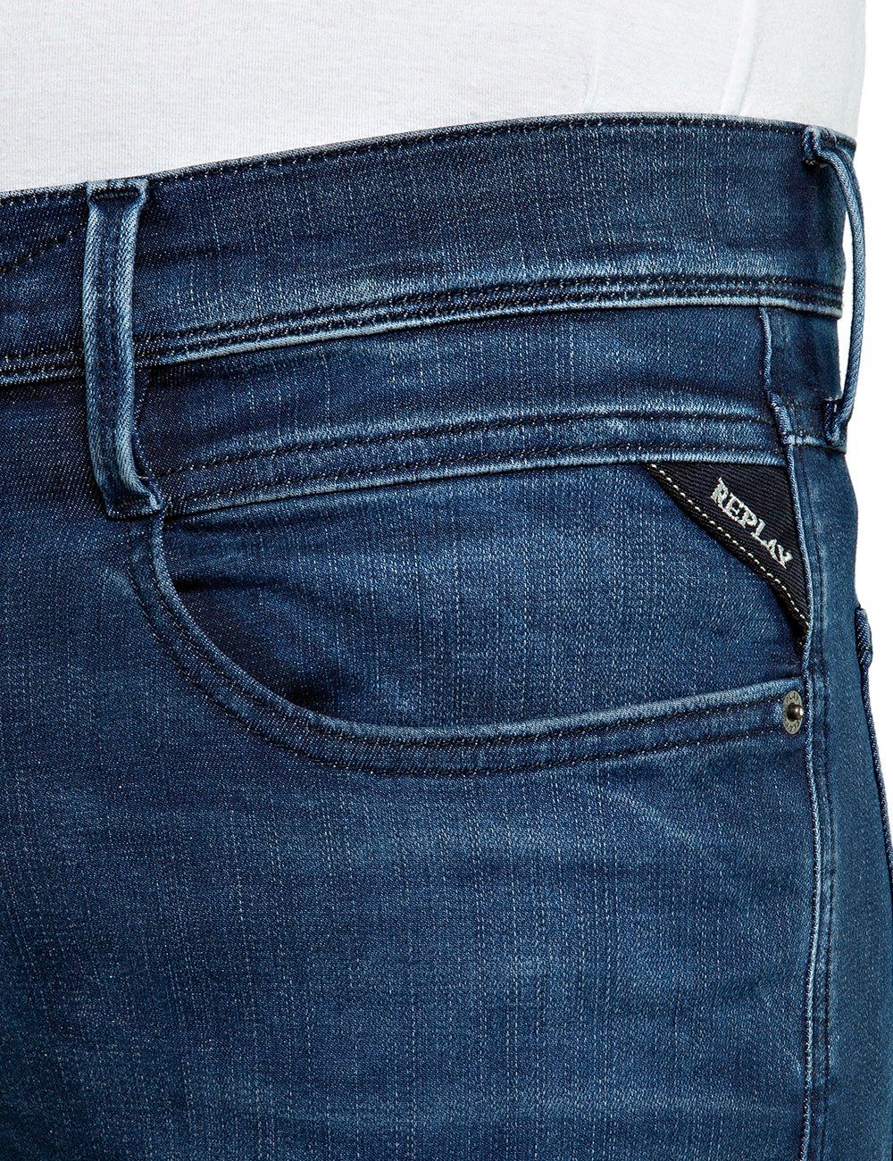 Replay Slim-fit-Jeans ANBASS mit Stretch – Bild 5 von 5
