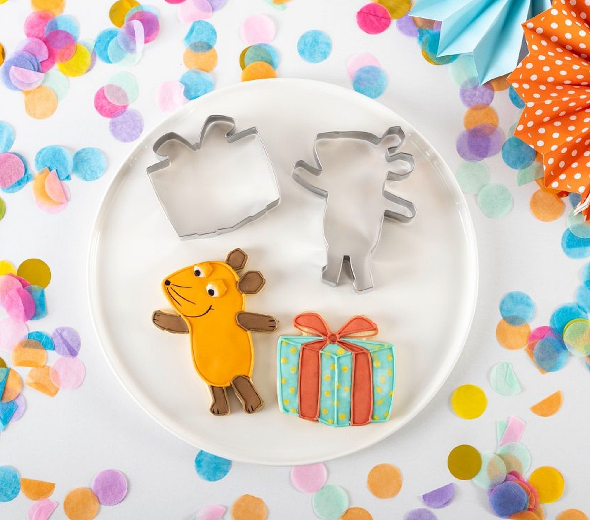 Dr. Oetker Küchenhelfer Ausstechform Ausstechformen Ausstecher 2er Set Die Maus und Geschenk Dr. Oetker, (Set bestehend aus 2 Ausstechern)