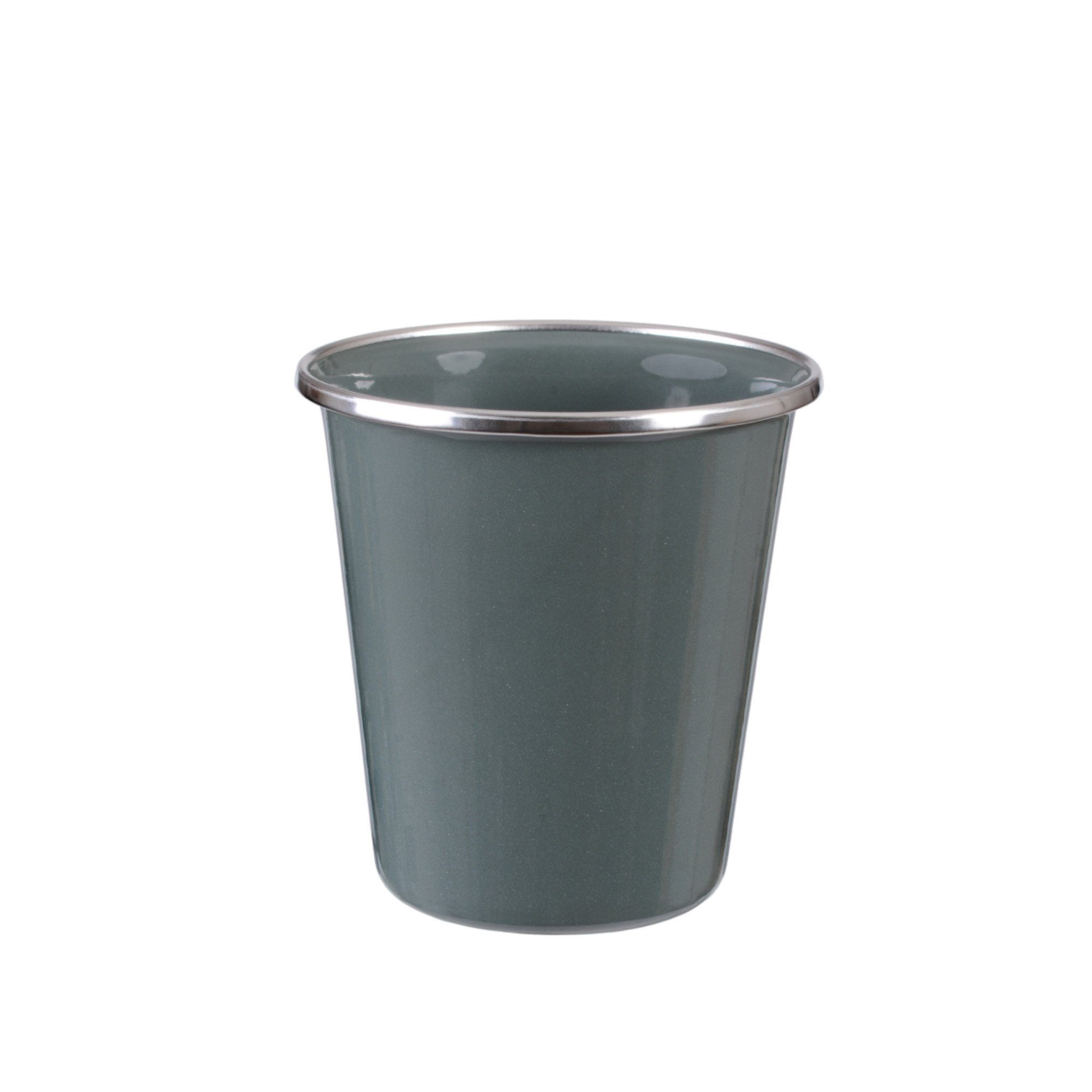 GRÄWE Geschirr-Set GRÄWE Trinkbecher Emaille grau, Stahlblech