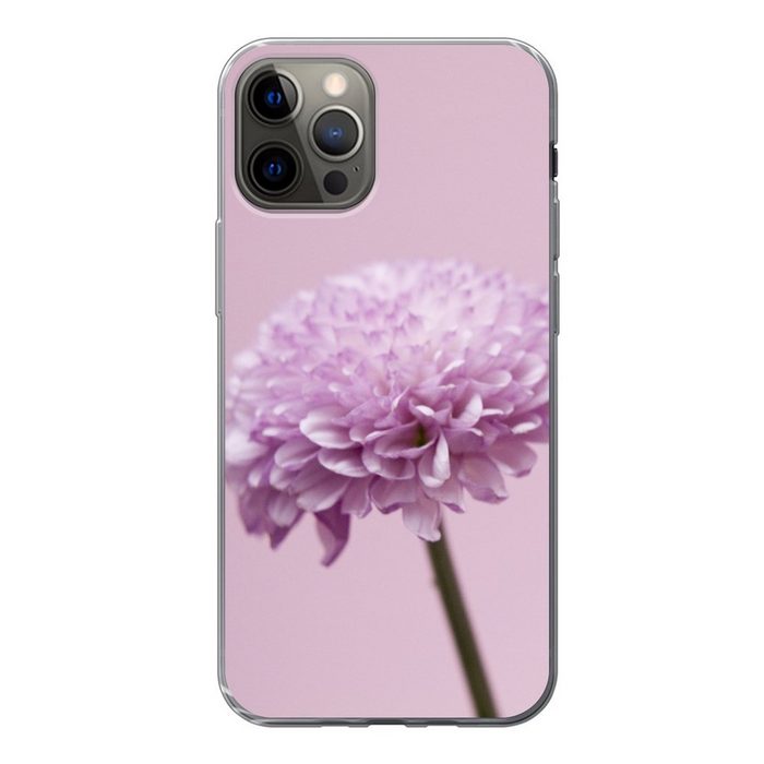 MuchoWow Handyhülle Zwei rosa Chrysanthemen Handyhülle Apple iPhone 13 Pro Smartphone-Bumper Print Handy