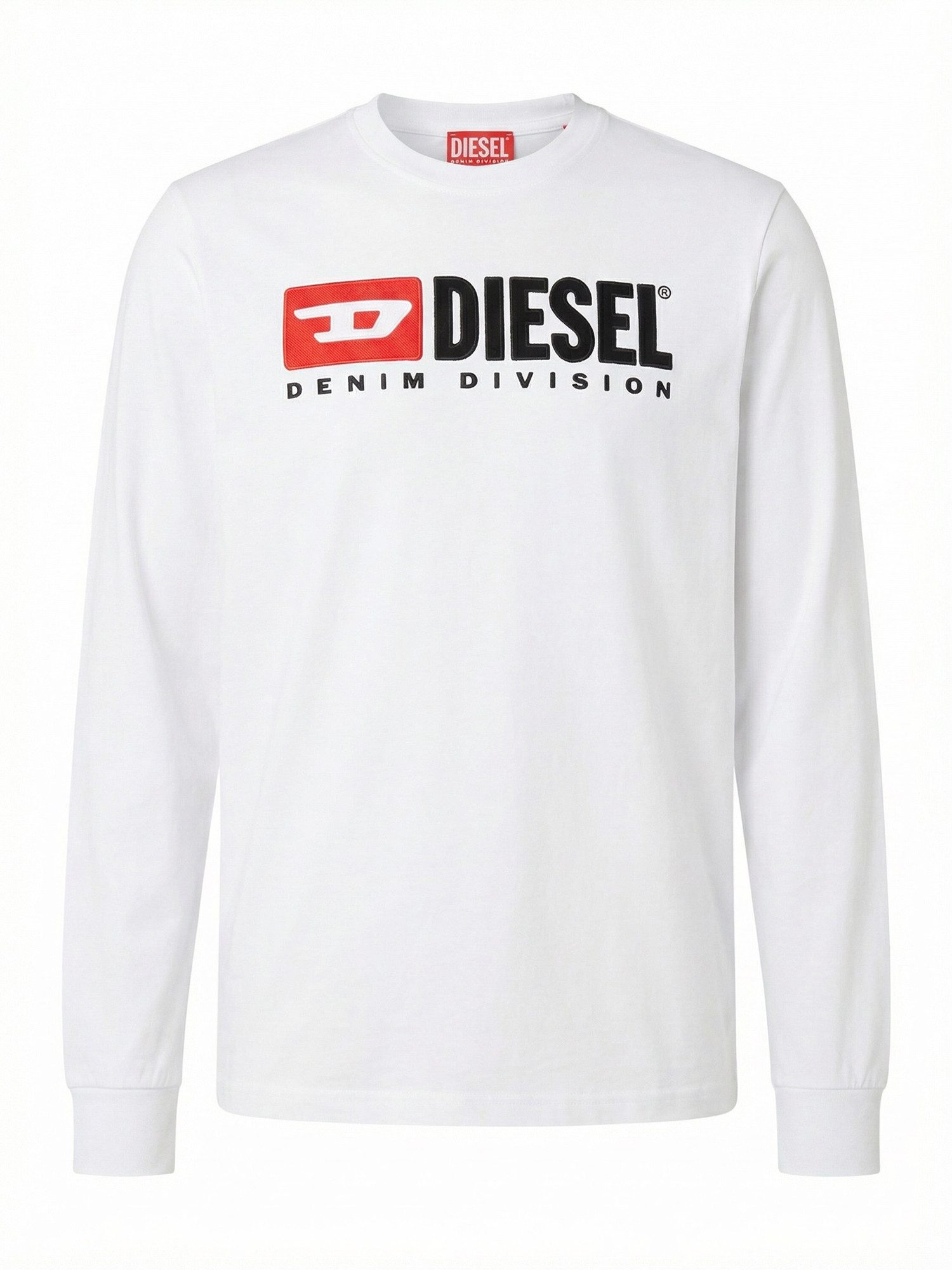 Diesel Rundhalsshirt Regular Fit Langarm T-Shirt - T-JUST-LS-DIV günstig online kaufen