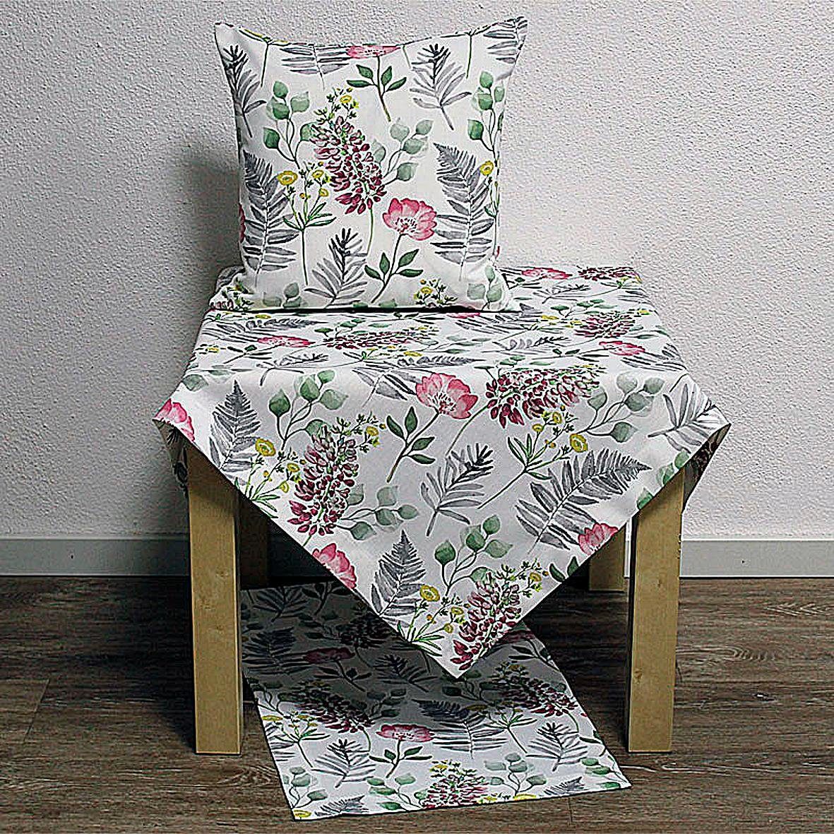 HOSSNER - HOMECOLLECTION Tischläufer 32487 Flora (1-tlg) | Tischläufer