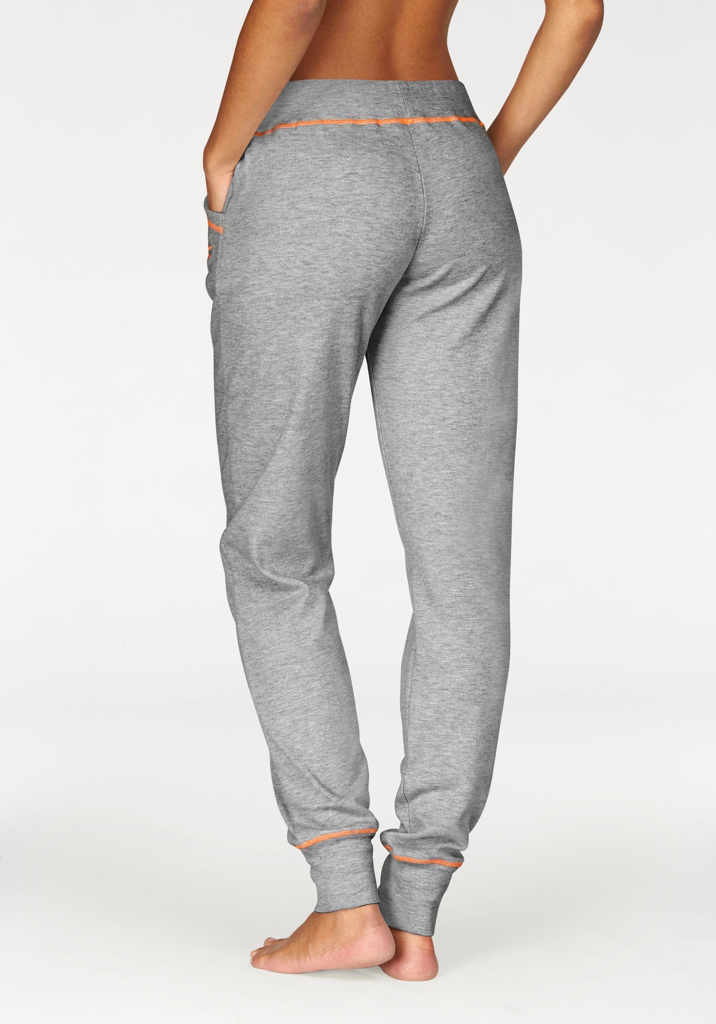 Bench. Loungewear Relaxhose mit kontrastfarbenen Nähten, Loungewear