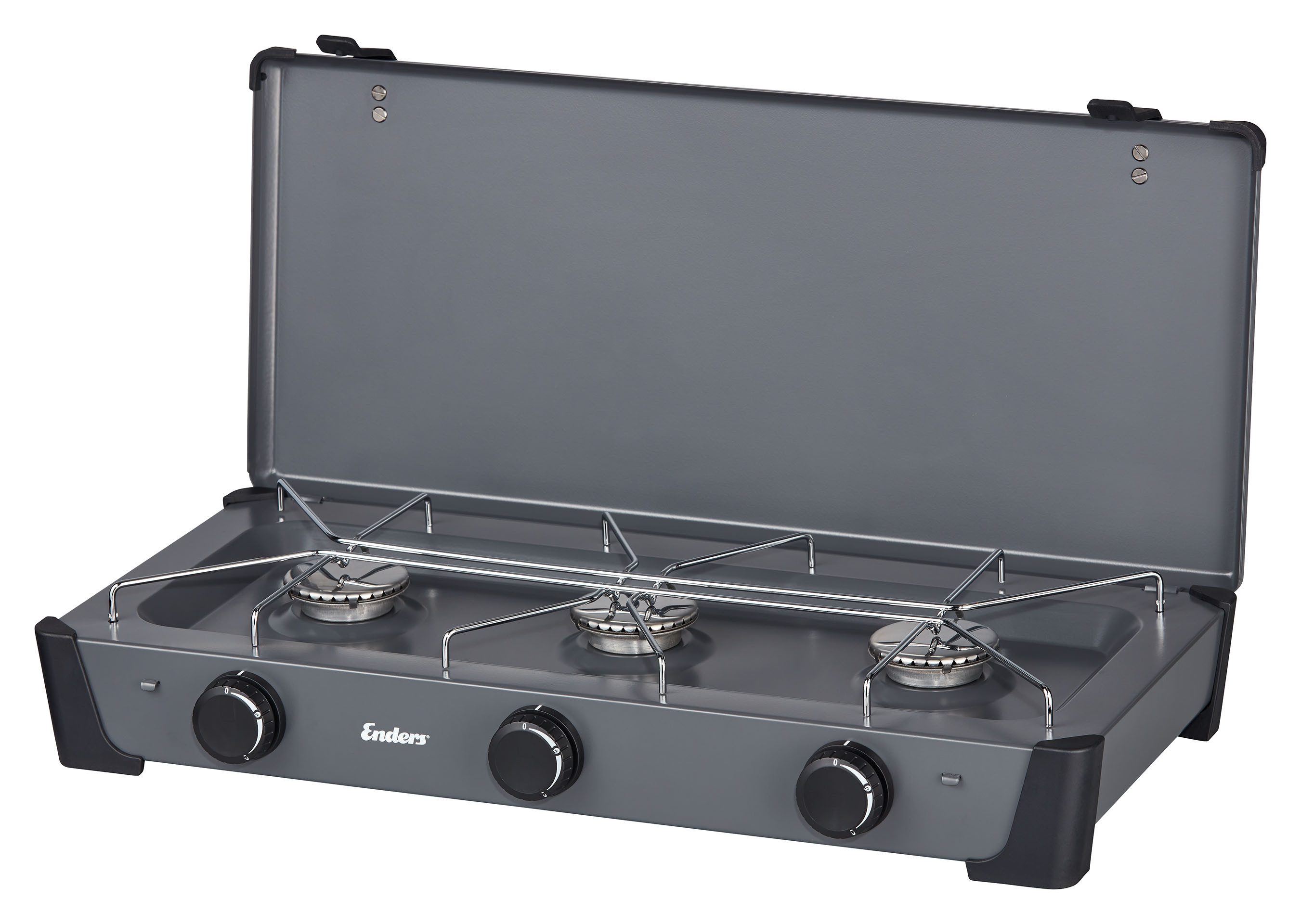 Enders® Gaskocher Bondy 3 Z, Campingkocher mit 3 leistungsstarken Brennern