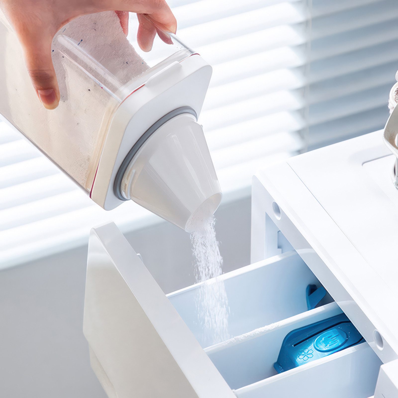 BlingBin Aufbewahrungsbox Waschpulver Aufbewahrungsbox,1100ML Waschmittelbe günstig online kaufen