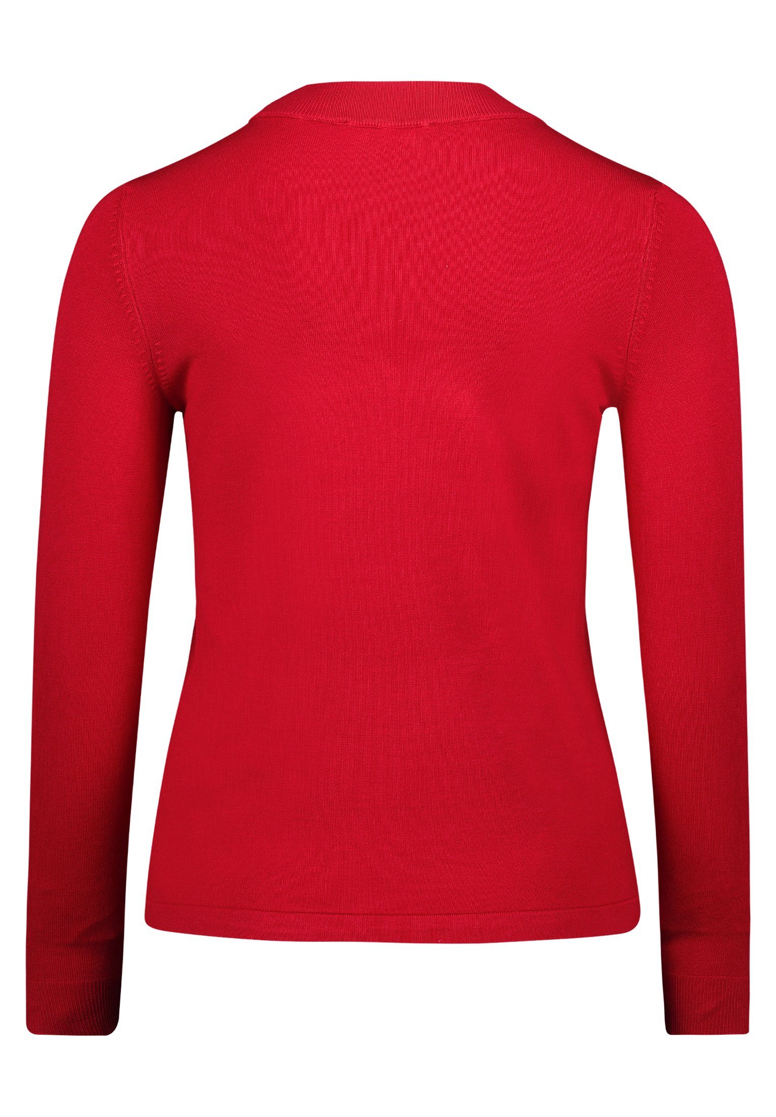 tailliert Betty Rot Strickpullover Strick Barclay (1-tlg)