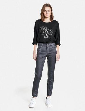 Taifun Stretch-Jeans Jeans mit Glitzer-Effekt Super Skinny TS