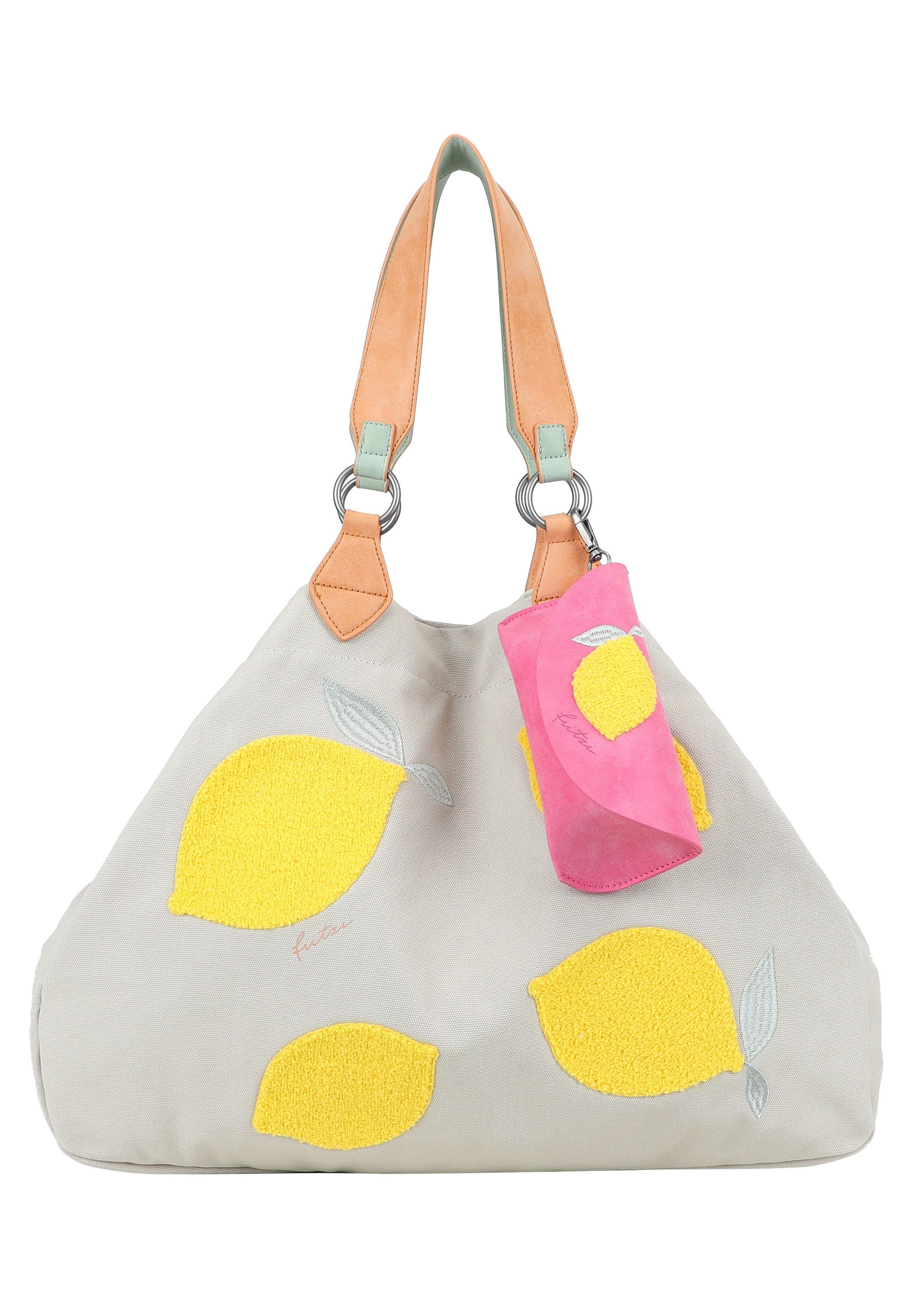 Fritzi aus Preußen Henkeltasche Izzy Medium Limited Squeezy Lemon, im sommerlichen Design