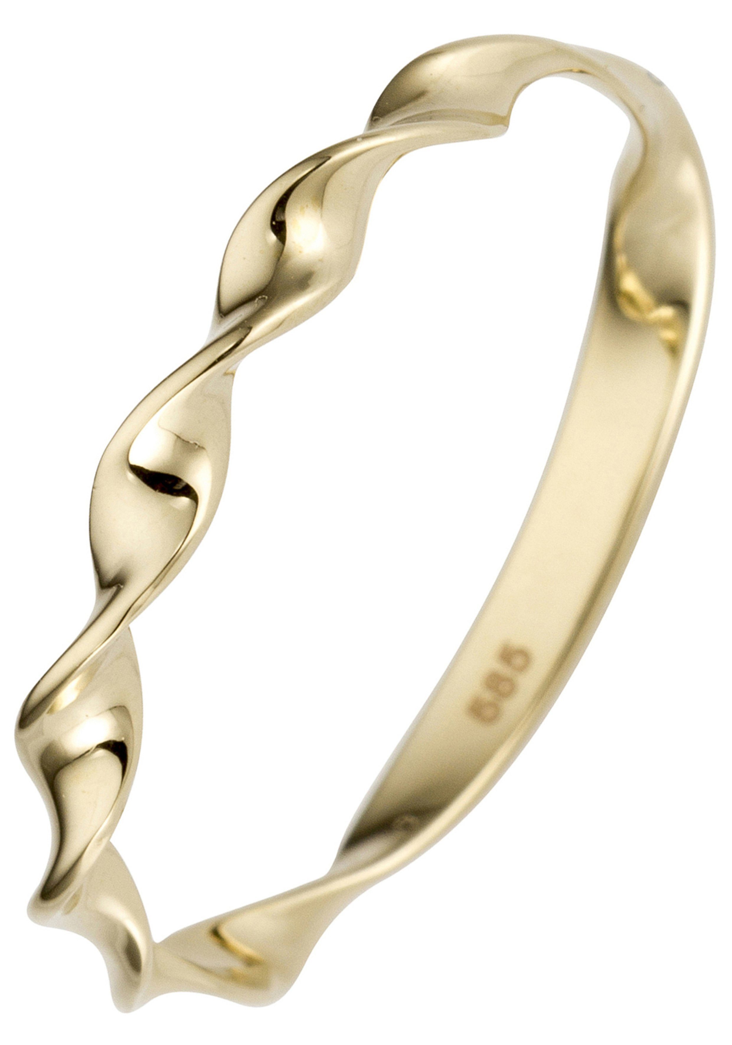 JOBO Fingerring, gedreht 585 Gold günstig online kaufen