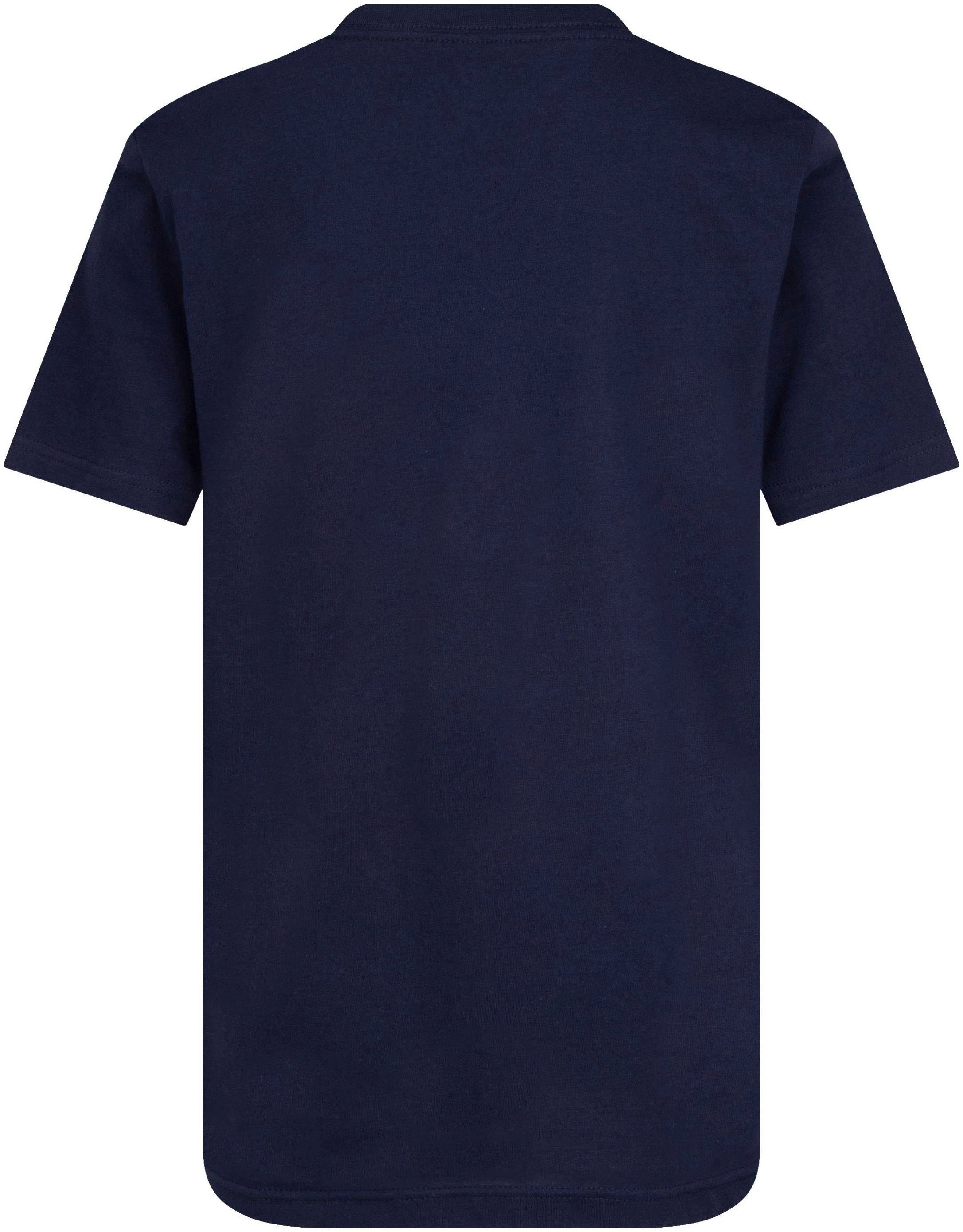 Converse Kurzarmshirt für Kinder und Jugendliche mit Brandlabel innen, aus luftigem Jersey-Material
