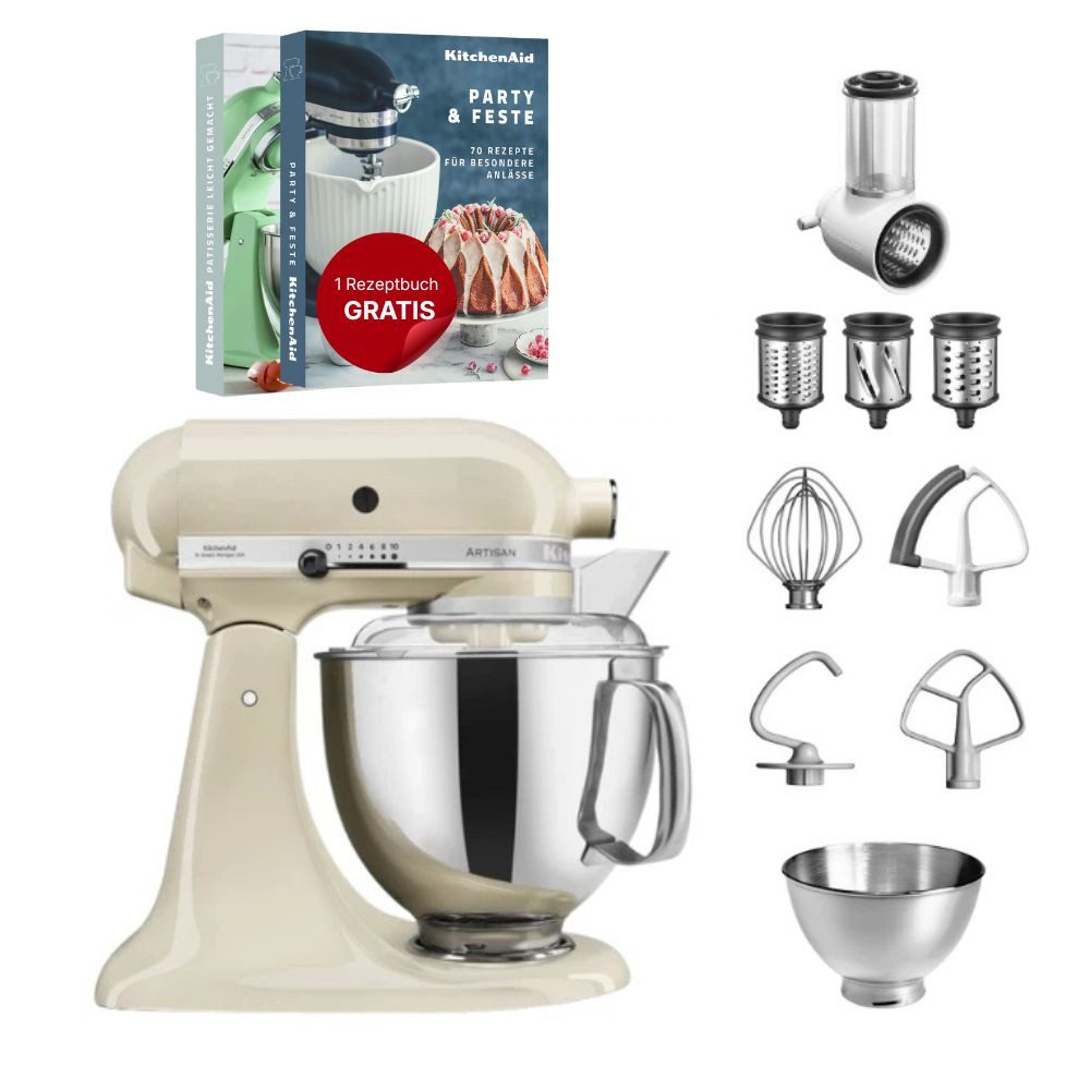 KitchenAid Küchenmaschine KitchenAid 4,8 L 5KSM175 Artisan Küchenmaschine Beginnerset