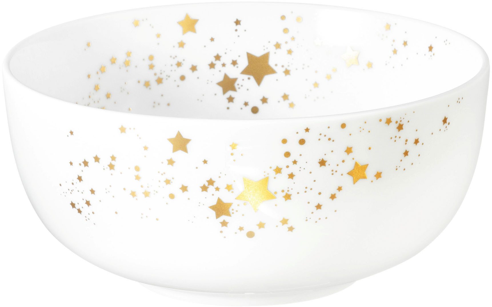 Seltmann Weiden Müslischale Liberty - Golden Stars, Porzellan, (1-tlg), Schale 15 cm