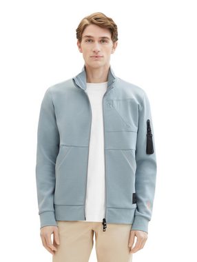 TOM TAILOR Sweatshirt detailed stand-up sweat jacket