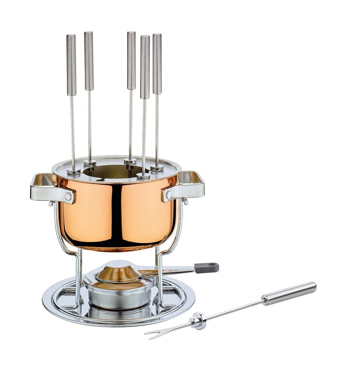 Spring Fondue Fonduegarnitur Davos Culinox 17 cm kupfer