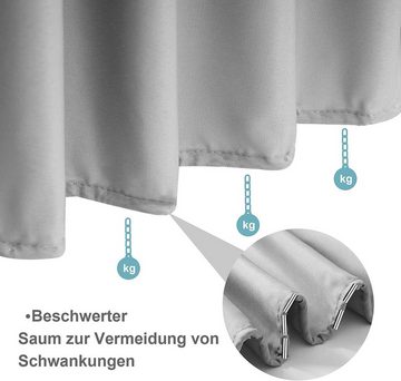 Woltu Duschvorhang Breite 120 cm (1-tlg), Badvorhang Anti-schimmel