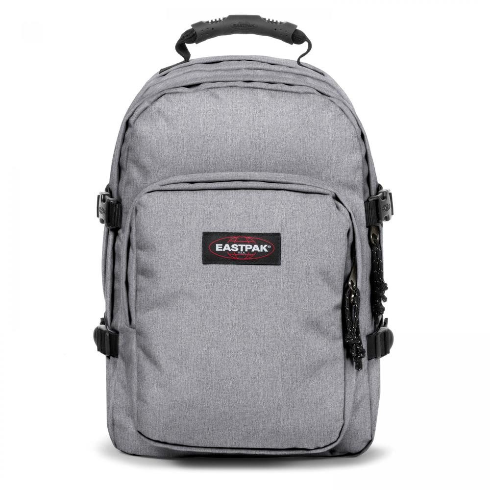 Eastpak Rucksack PROVIDER Rucksack mit 15 Zoll Laptopfach, Sunday Grey, 2 Hauptfächer, Laptopfach, gepolsterter Boden