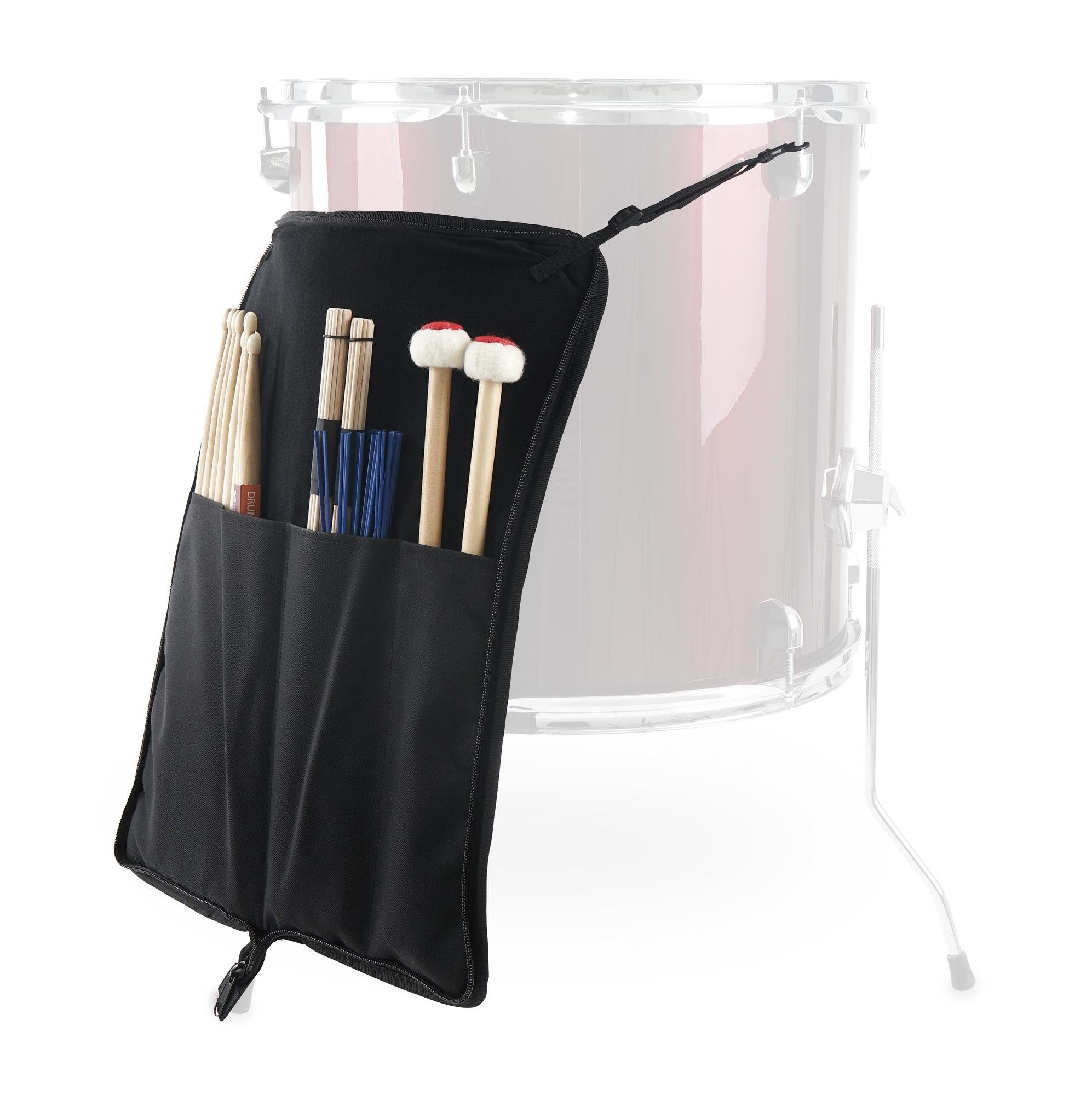 XDrum Schlagzeug Drumsticktasche - Robuste Tasche für Drumsticks, Unterteilte Innenfächer – Bild 4 von 4