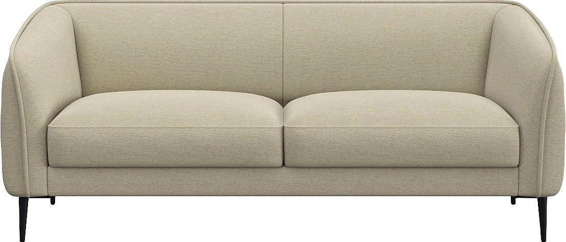 FLEXLUX 2,5-Sitzer Belle Designsofa, Couch, bequem durch Kaltschaum im Sitz, Skandinavisches Design, In hochwertiger Verarbeitung