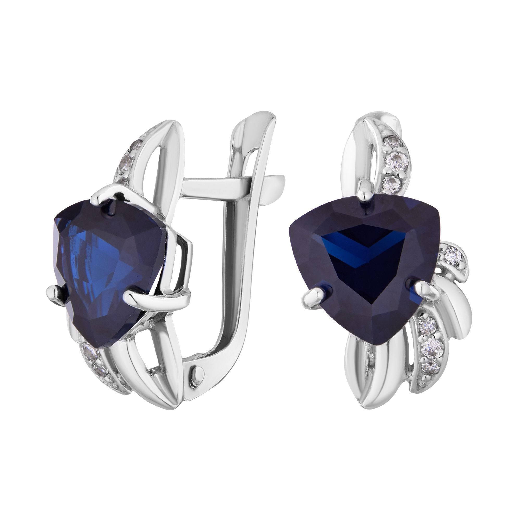 Secretforyou Creolen-Set Ohrringe Kreolen 925 Silber Saphir Zirkonia Steine günstig online kaufen