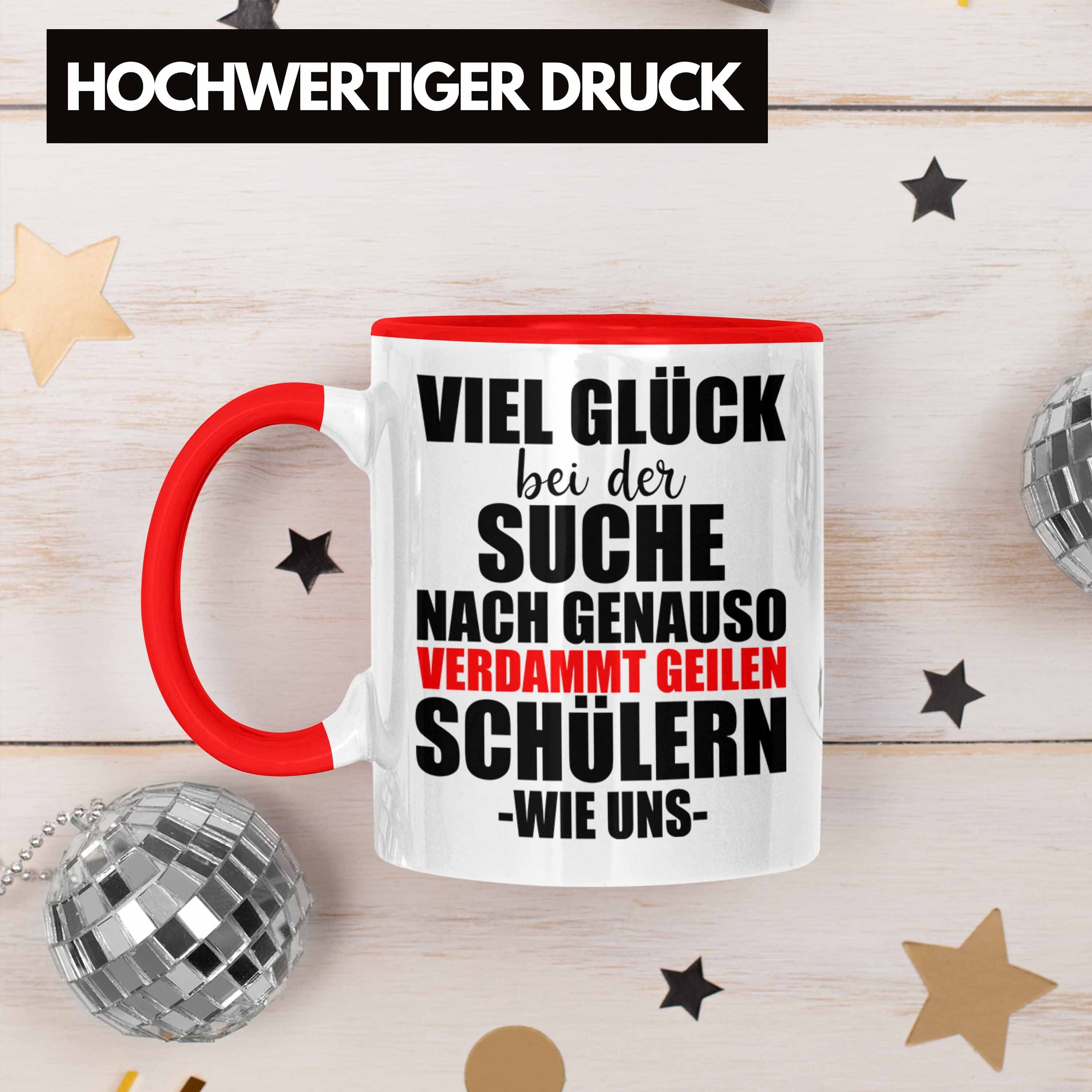 Trendation Tasse Trendation - Lehrerin Lehrer Abschiedsgeschenk Tasse Abschied von Schü