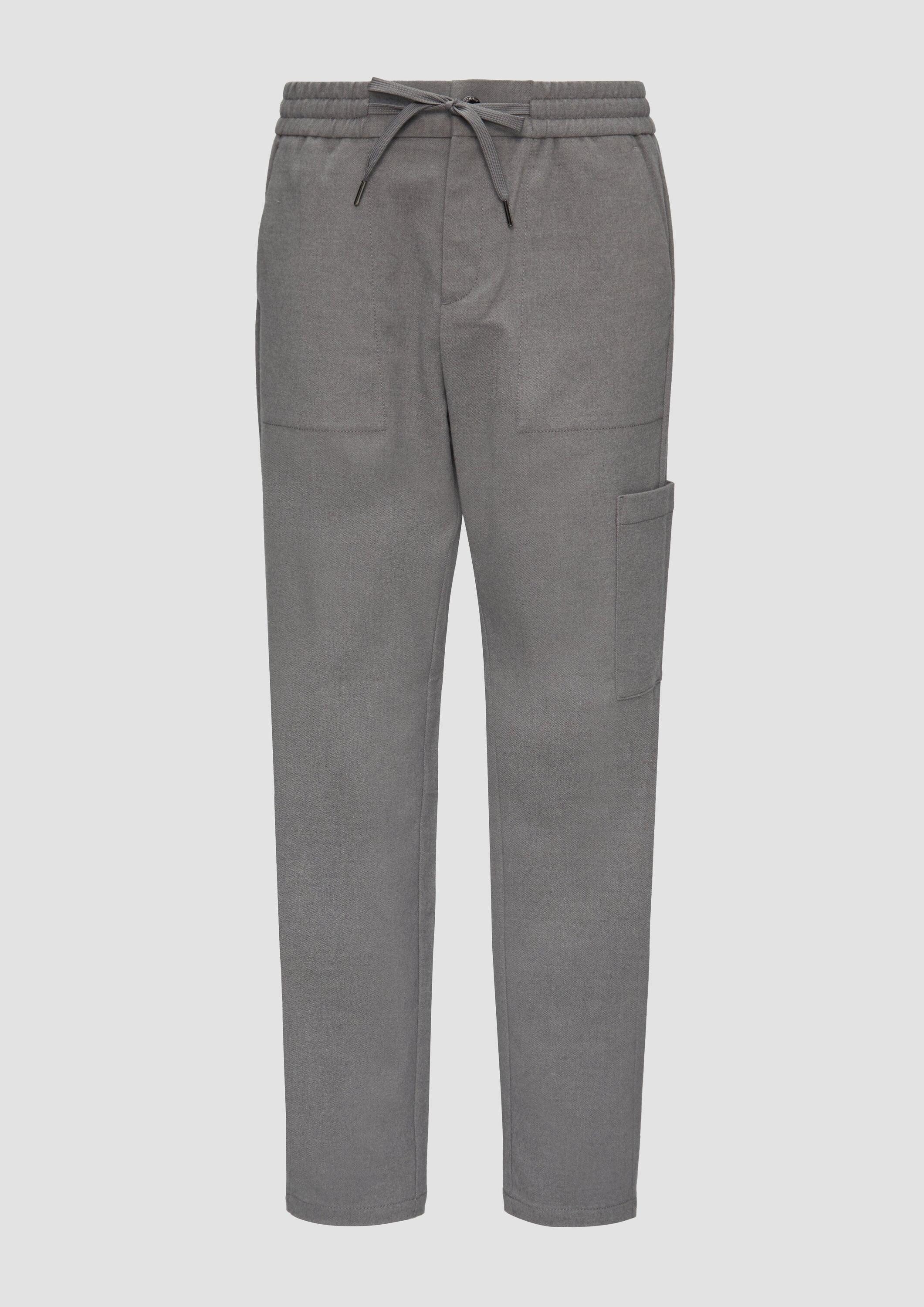 s.Oliver Chinos Hose Weiche Relaxed-Jogpants mit Tapered Leg