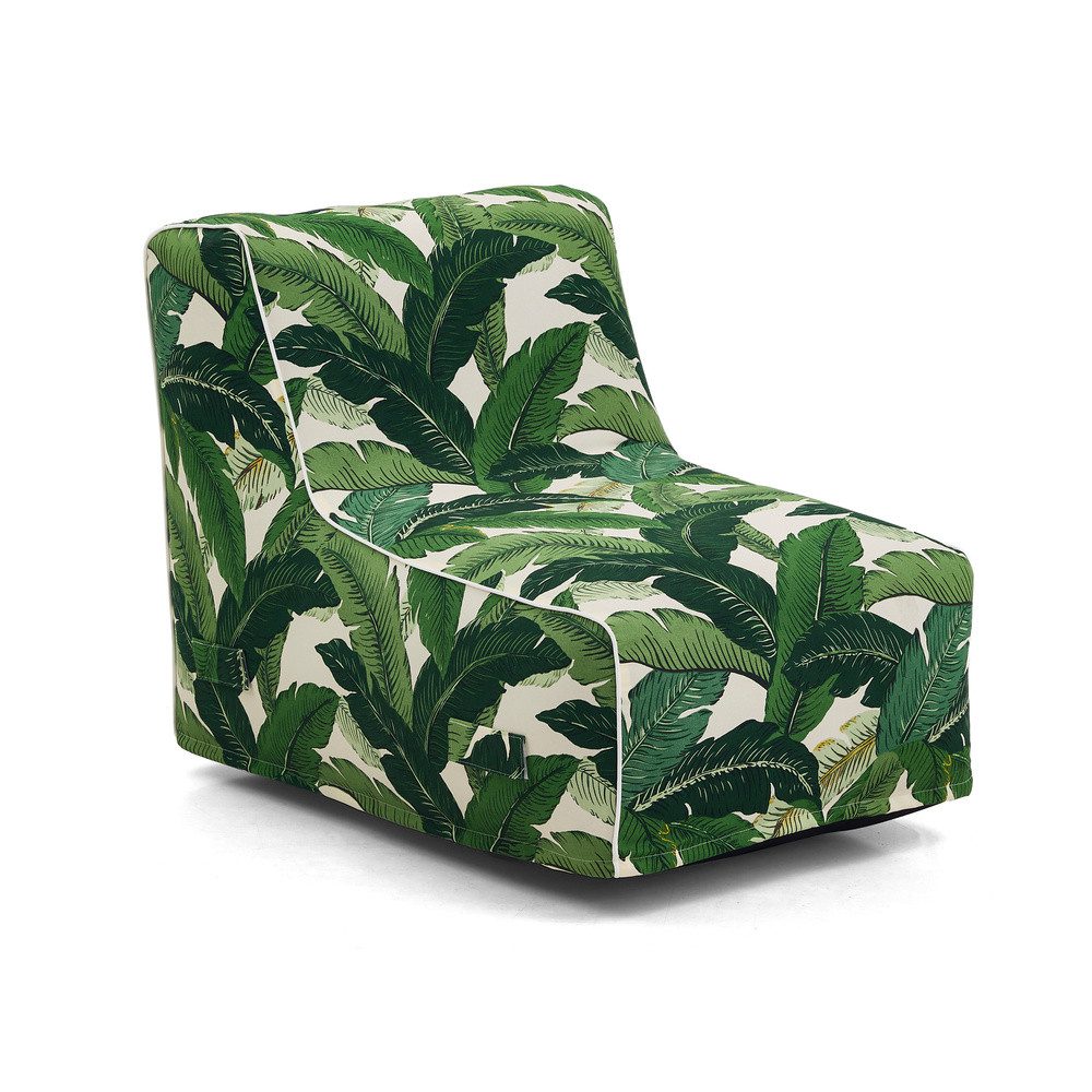 hjh LIVING Sitzsack Luftsofa Sitzolo Air Stoff, Luftsofa Outdoor Sitzsack inkl. Fußpumpe, Wasser- & UV-beständig