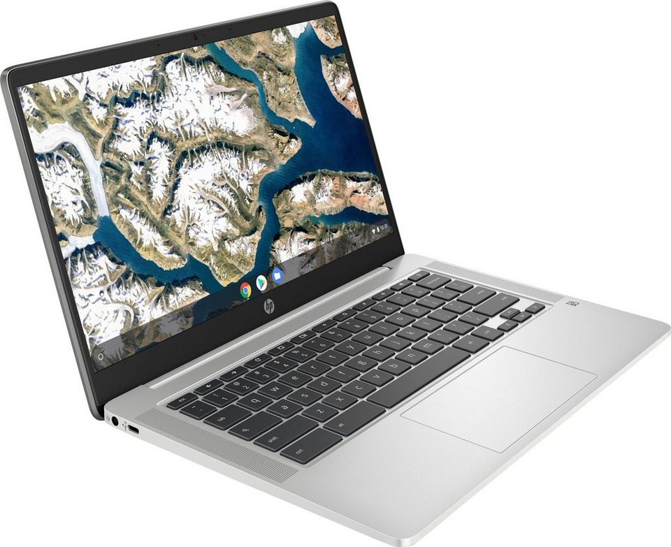 HP 14a-na0245ng Chromebook (35,6 cm/14 Zoll, Intel Pentium Silber N5030, UHD  Graphics, 128 GB SSD)