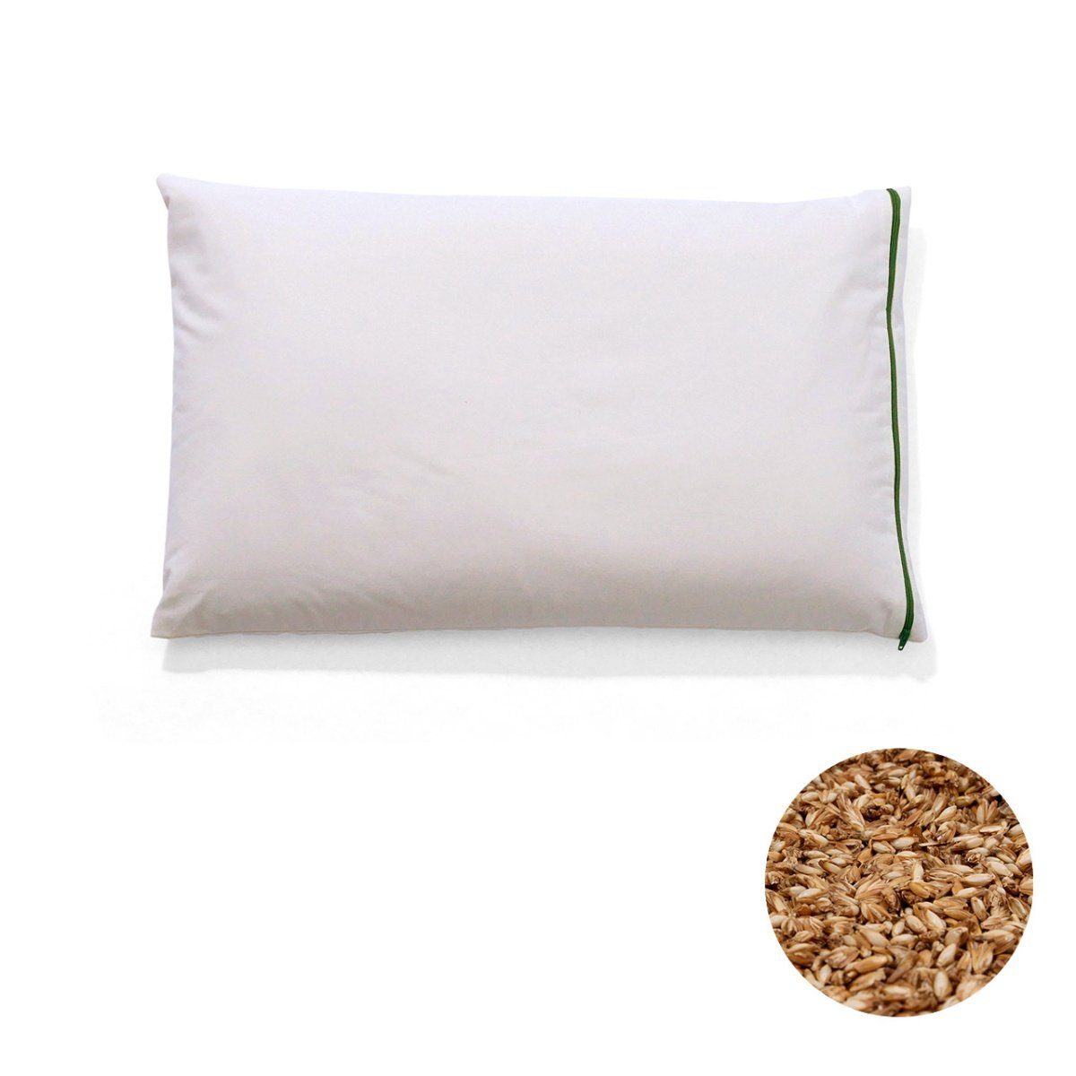 mudis Dinkelkörnerkissen, Füllung: Dinkelspelzen, Bezug: Baumwolle kbA, Seitenschläfer, Rückenschläfer, Bauchschläfer, Füllung variabel