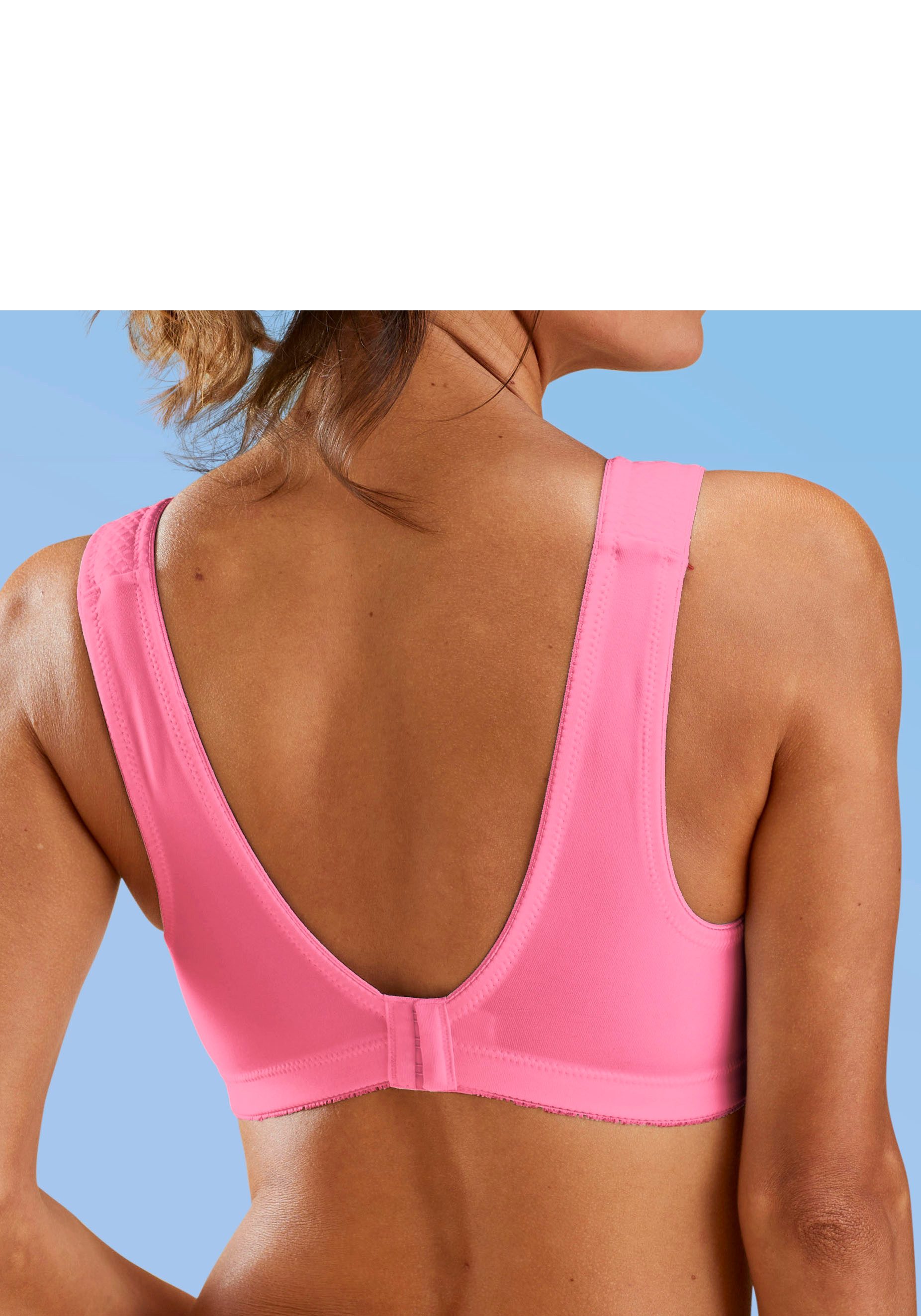 H.I.S Sport-BH ohne Bügel aus schnell trocknendem COOLMAX®-Material