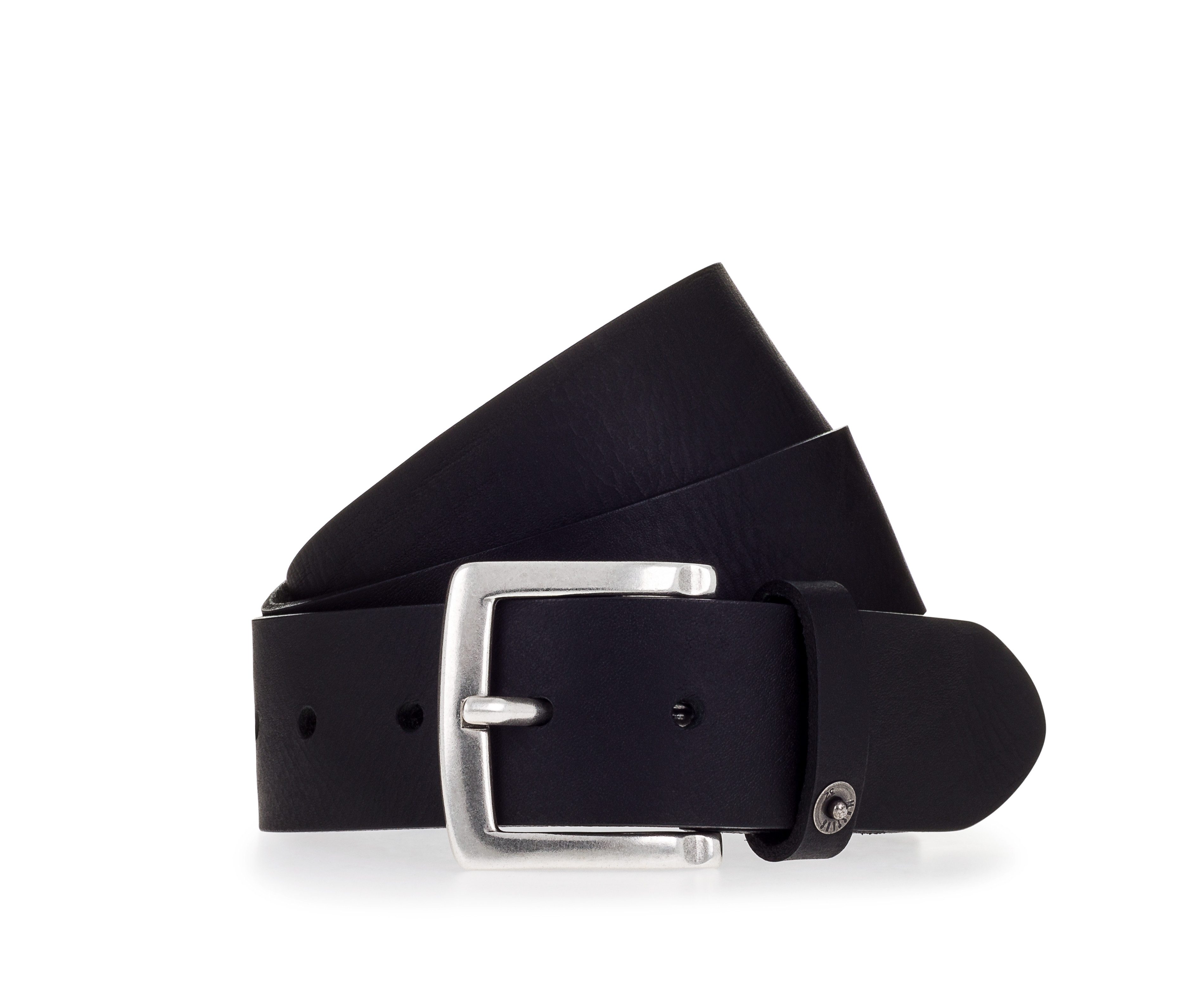 MUSTANG Ledergürtel (1-St) Mit Druckknopf-Applikation auf der Schlaufe, 4 c günstig online kaufen