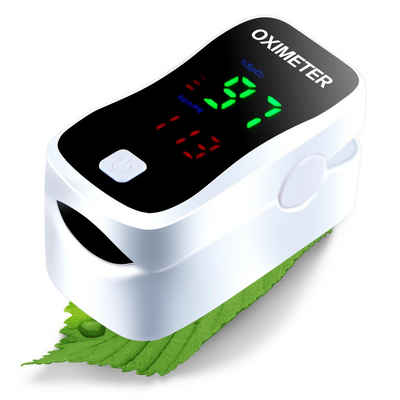 ecosa Pulsoximeter EO-2600, automatische Messung,inkl. Batterien,mit Trageschlaufe,LED-Display