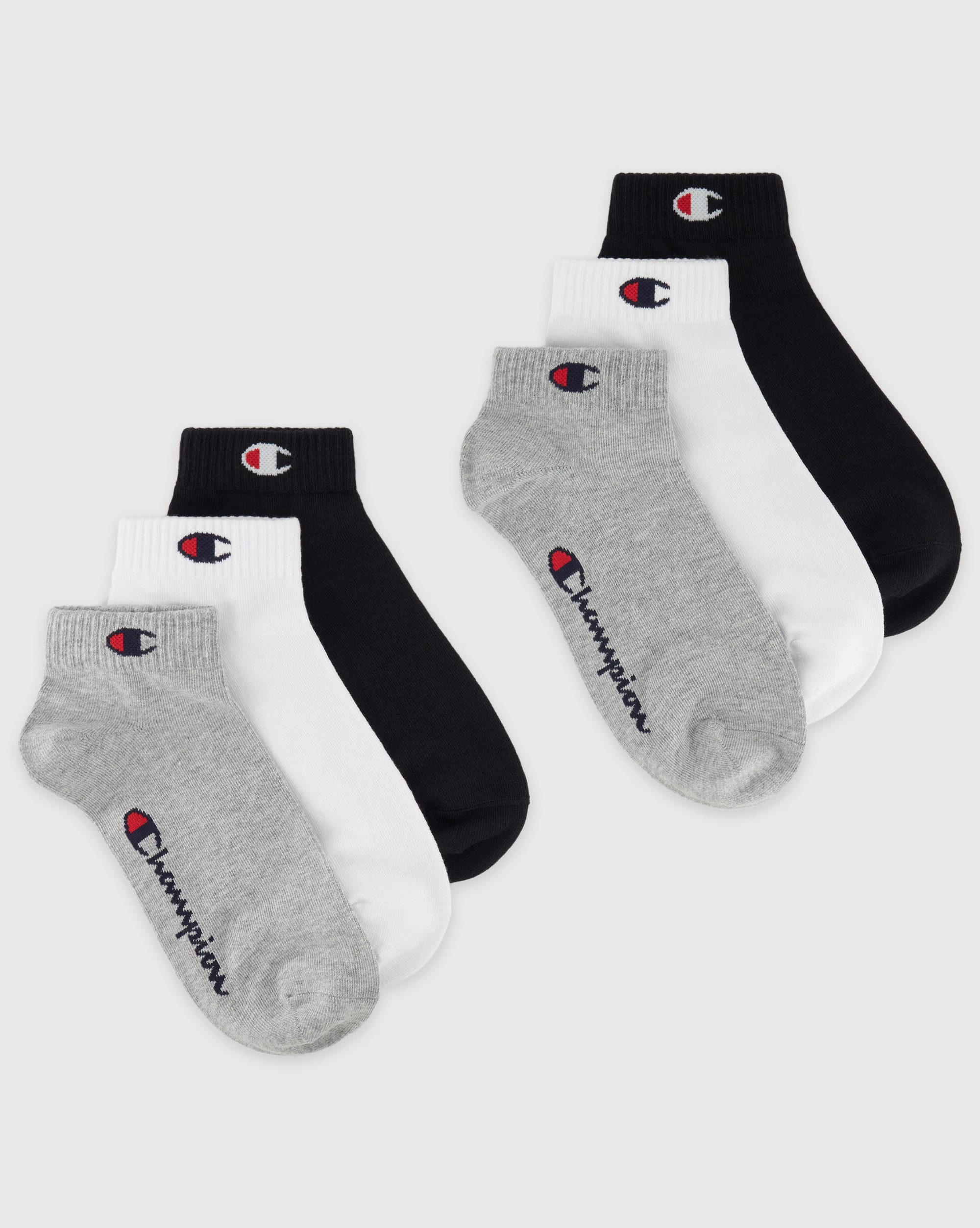 Champion Kurzsocken 6pk Quarter Socks (Packung, 6-Paar) für Fitnessaktivitäten geeignet, sportlicher Stil, 6er-Pack – Bild 4 von 5