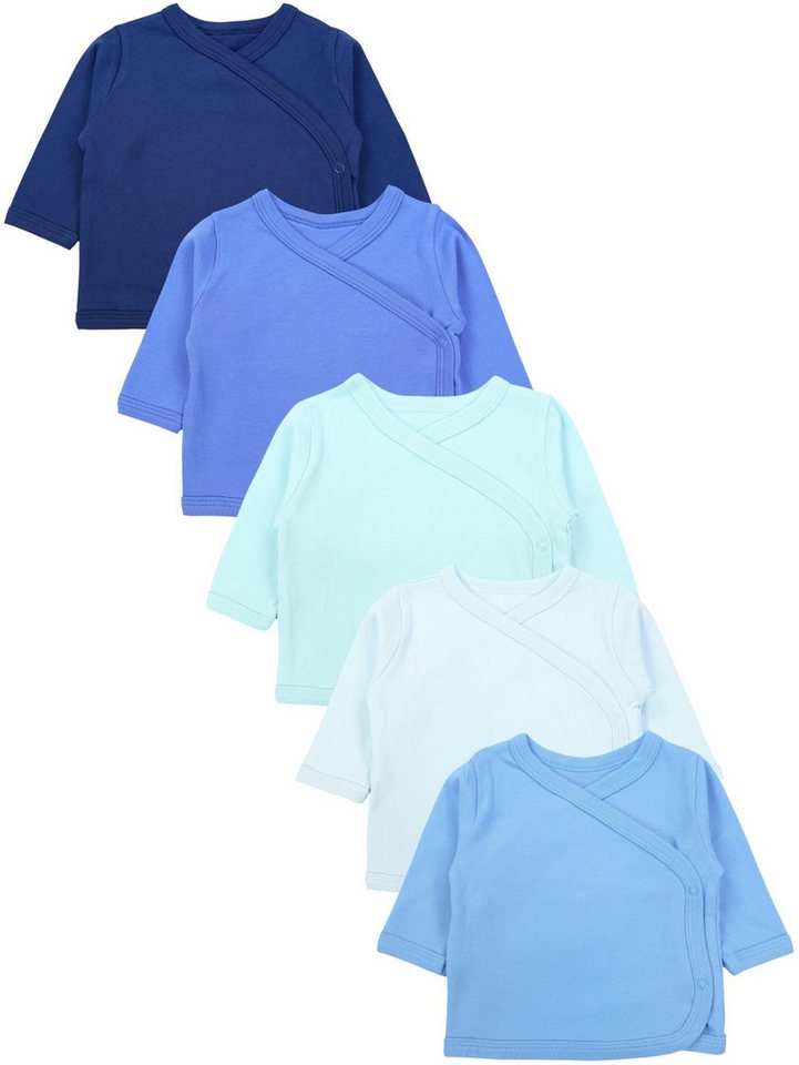 TupTam Wickelshirt TupTam Baby Jungen Langarm Wickelshirt Baumwolle 5er Set